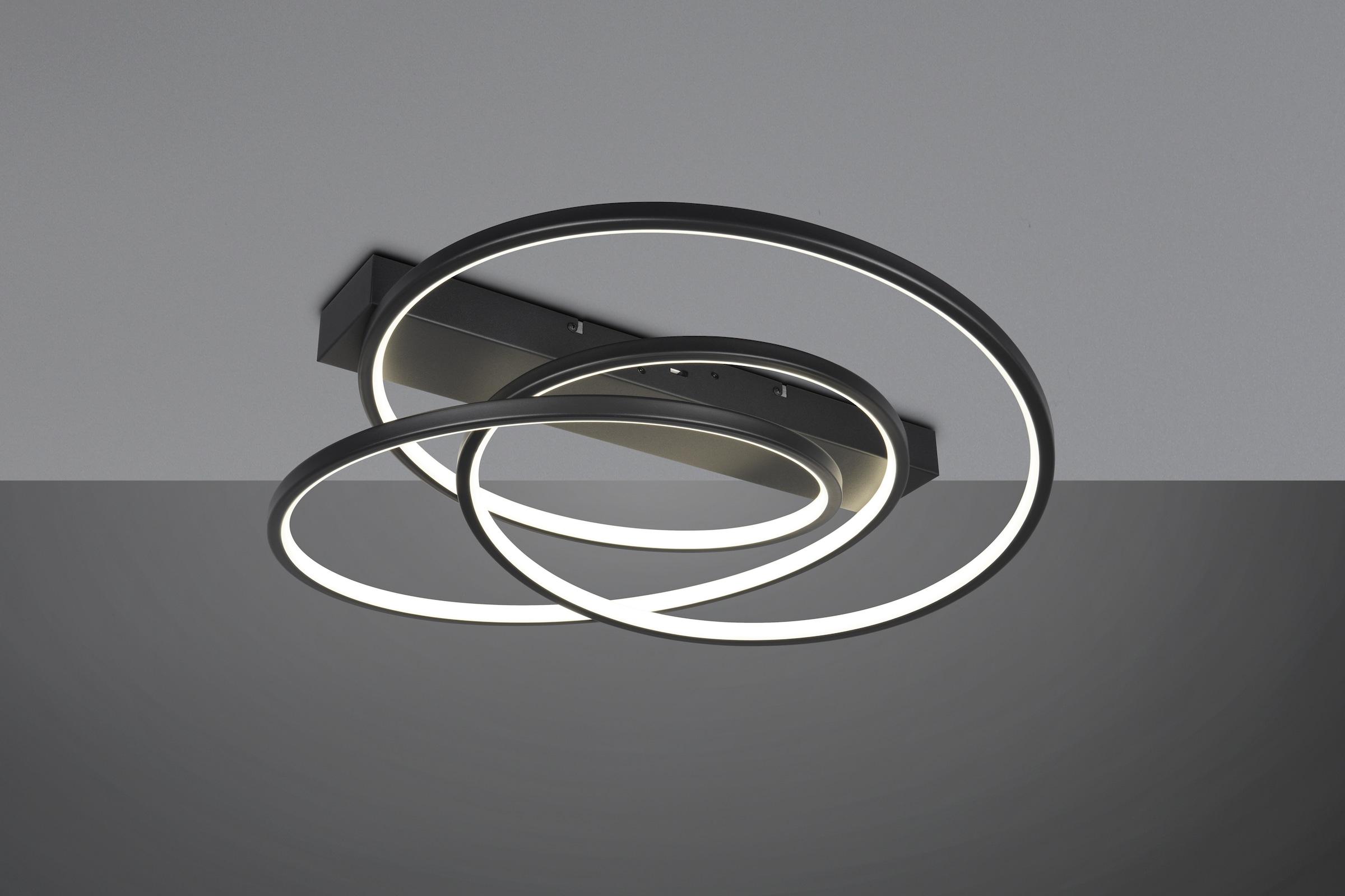 TRIO Leuchten LED Deckenleuchte »DARVIN, LED Deckenlampe 34W 4500 Lumen, dimmbar Lichtfarbe einstellbar« LED-Board 1 Stk. warmweiß - kaltweiß CCT 2300/3000/4000K warmweiß-kaltweiß, Deckenlampe Büro Wohnzimmer