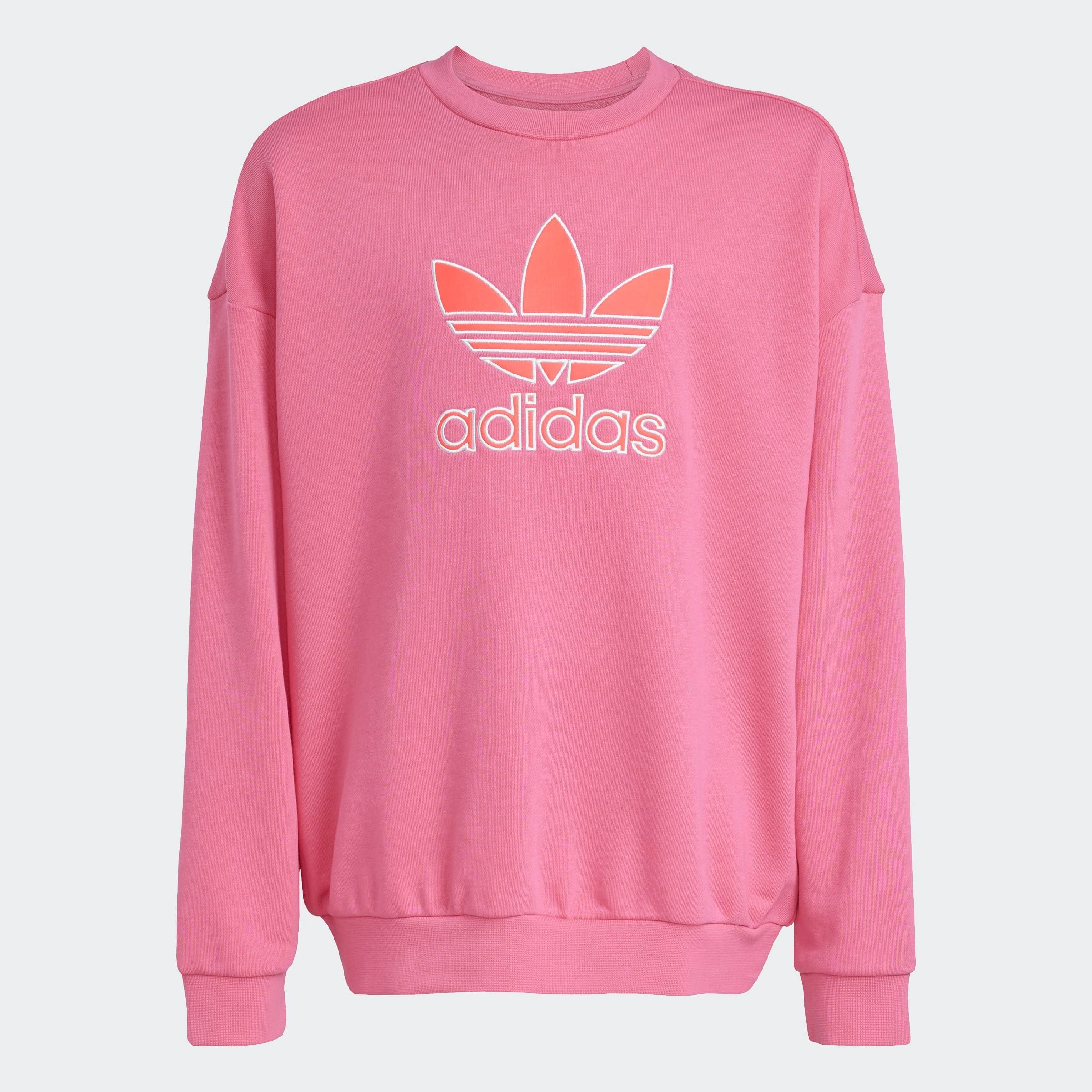 adidas Originals Sweatshirt »TREFOIL CREW«, sportlicher Stil, lockerer Schnitt, aus Baumwollmischung
