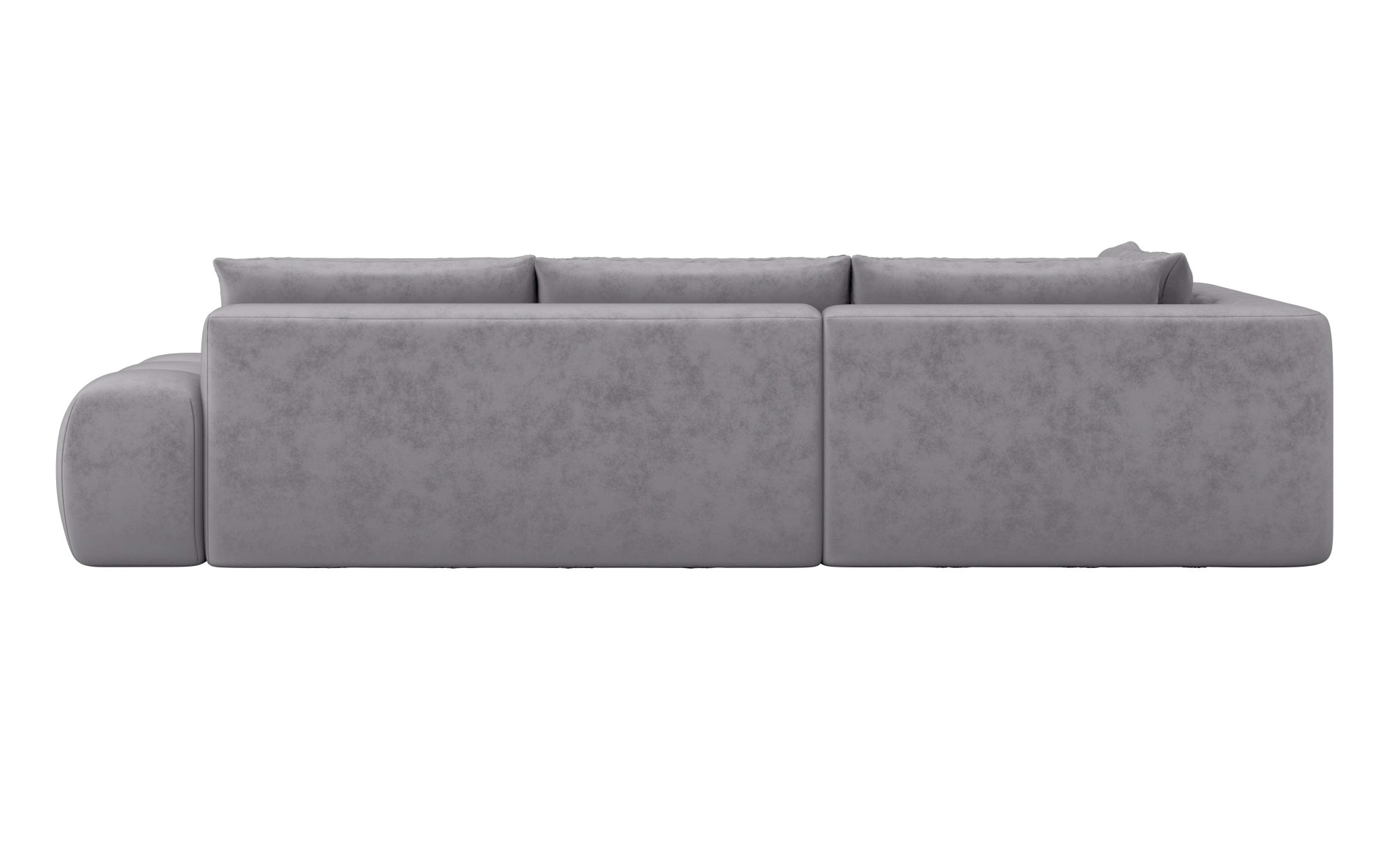 INOSIGN Ecksofa »AZITA klein, L-Form, elegant und bequem Designsofa«, lose Rückenkissen, traumhafte Steppung, Maße B/T/H: 296/176,5/89 cm