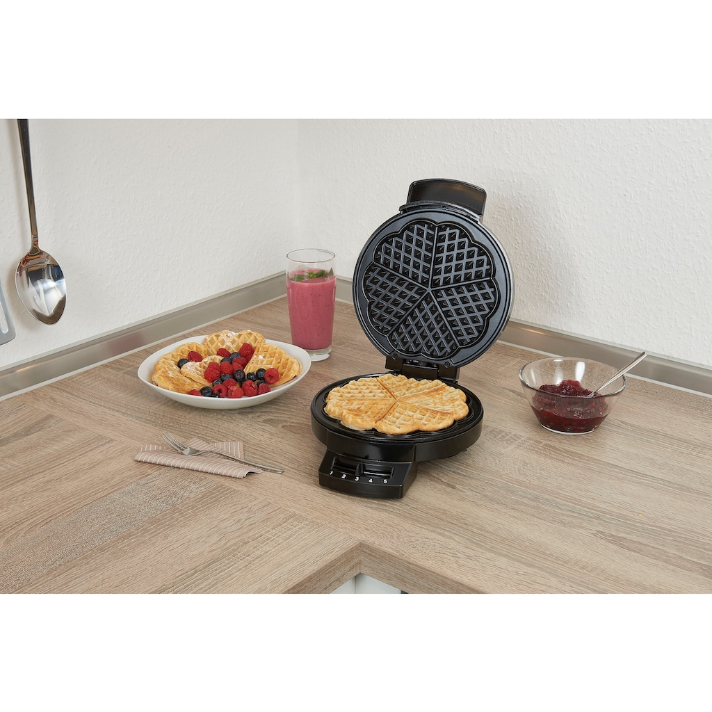 exquisit Waffeleisen »WE 3101 sw«, 1200 W