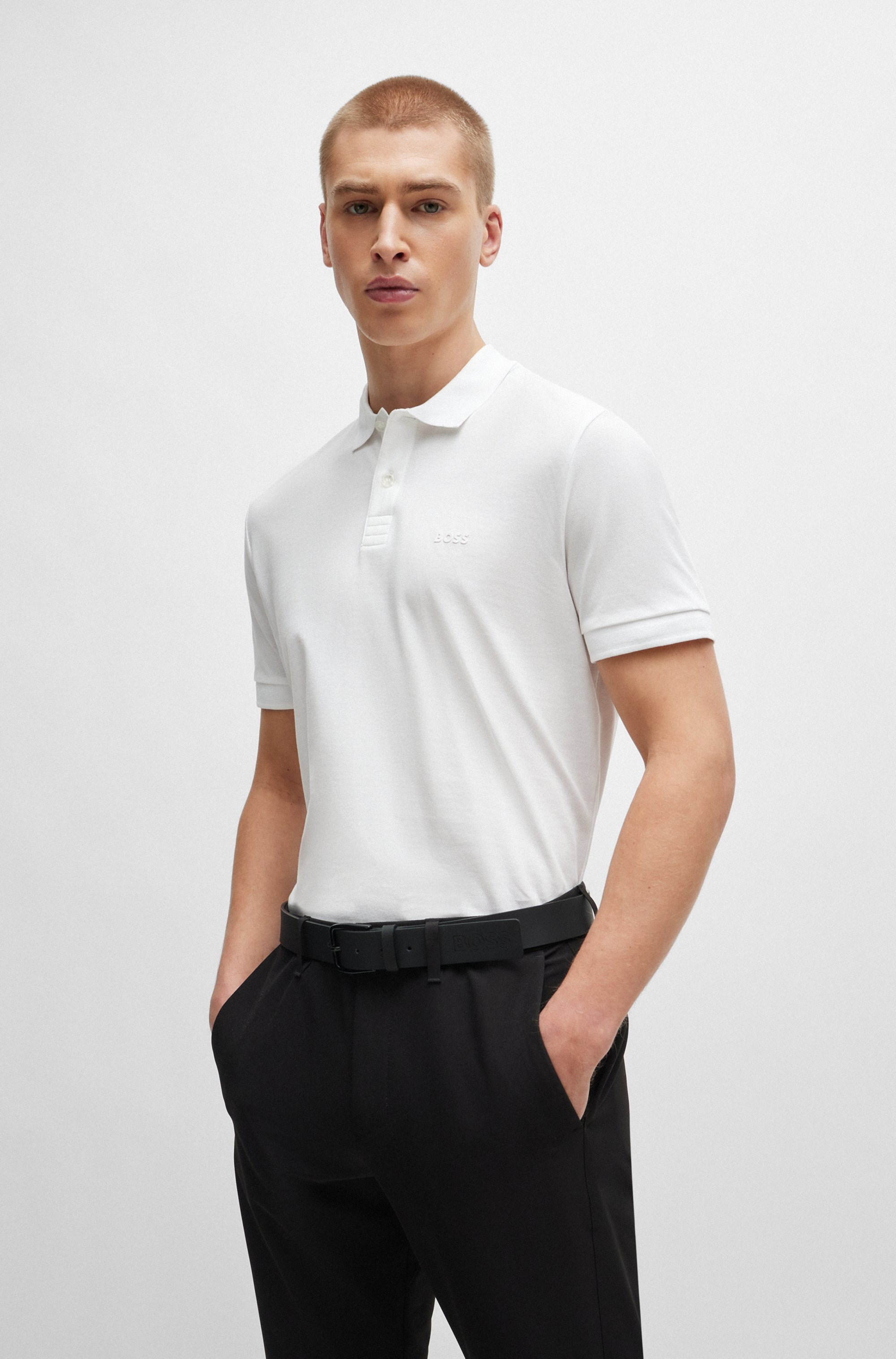 BOSS GREEN Poloshirt »Pio«, mit Polokragen