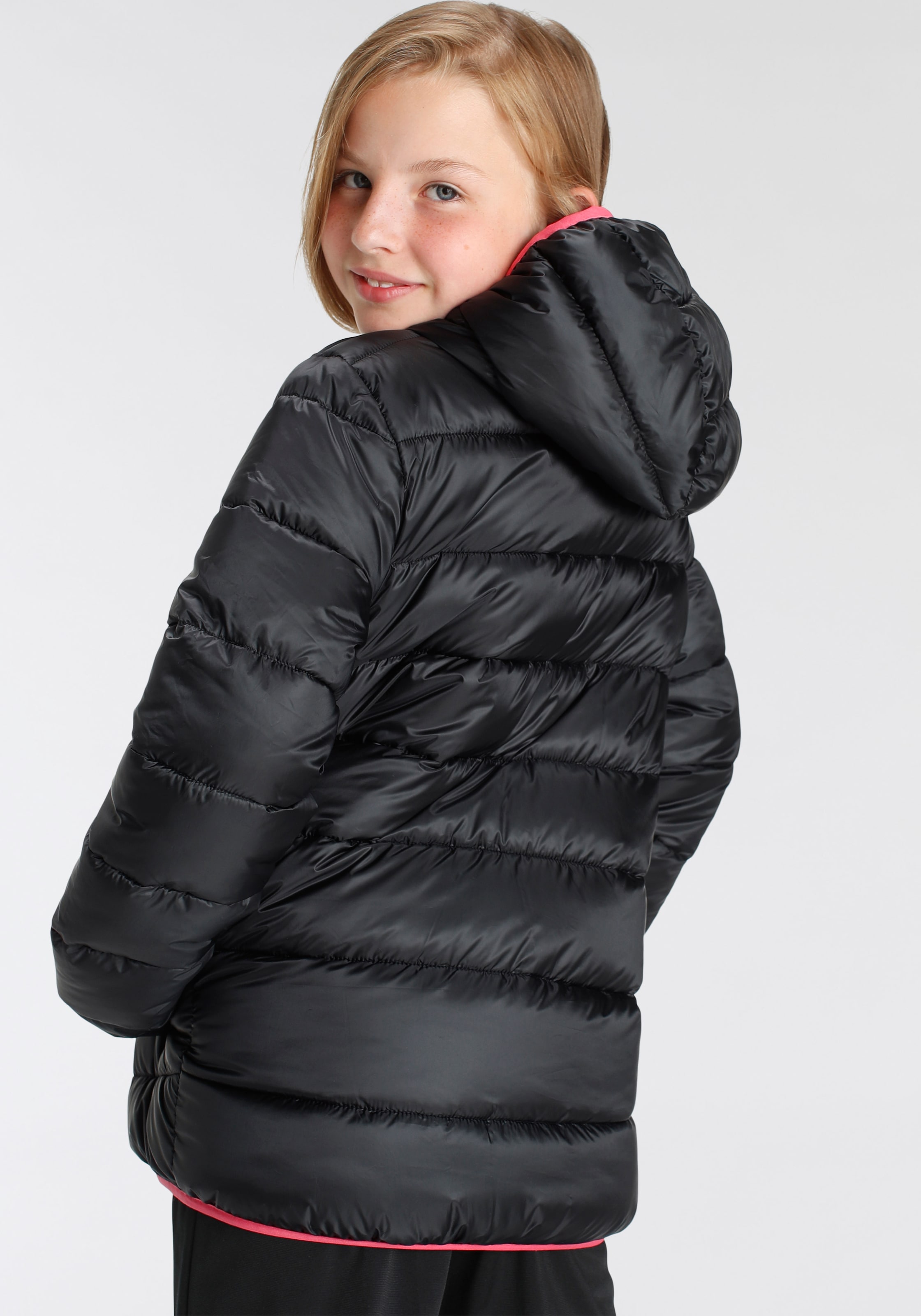 Champion Steppjacke »Outdoor Hooded Jacket - für Kinder«, mit Kapuze bei ♕