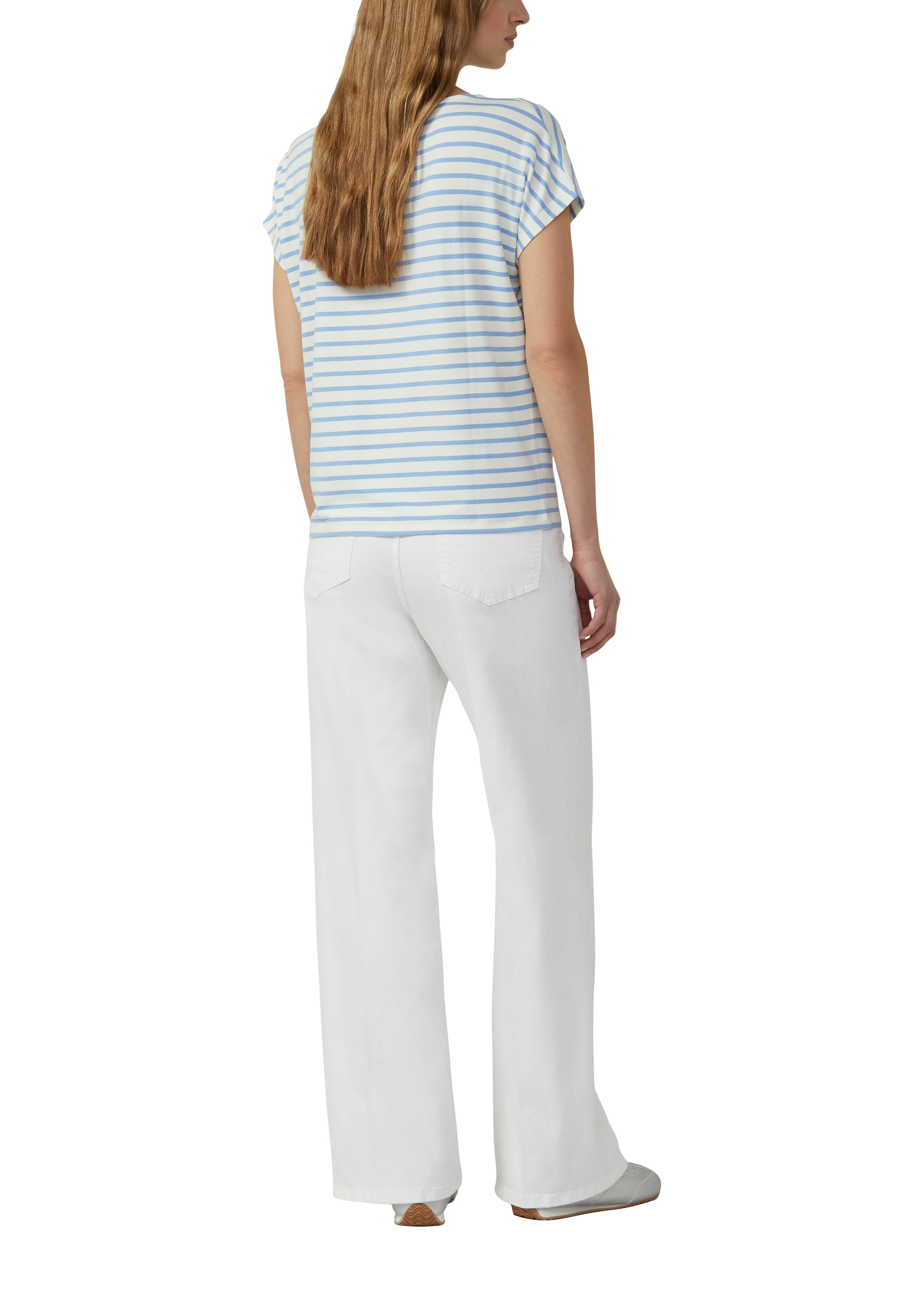 s.Oliver Kurzarmshirt Sommershirt mit grafischem Muster