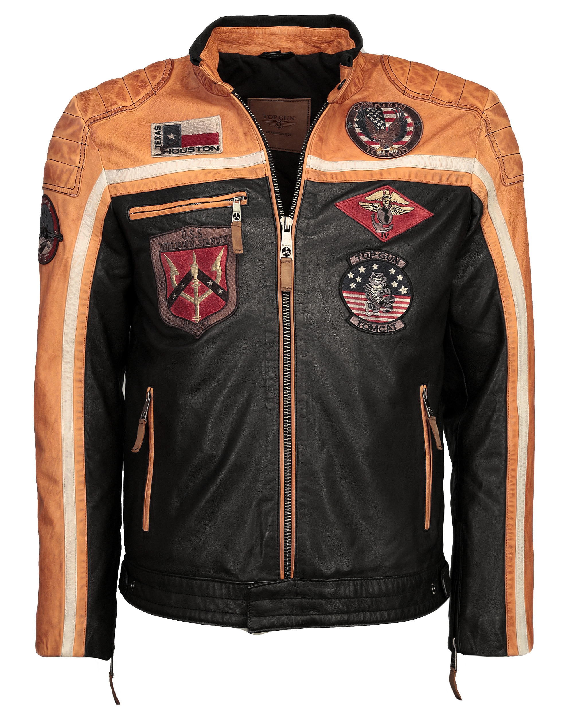 TOP GUN Lederjacke »Lederjacke TGJ1005«