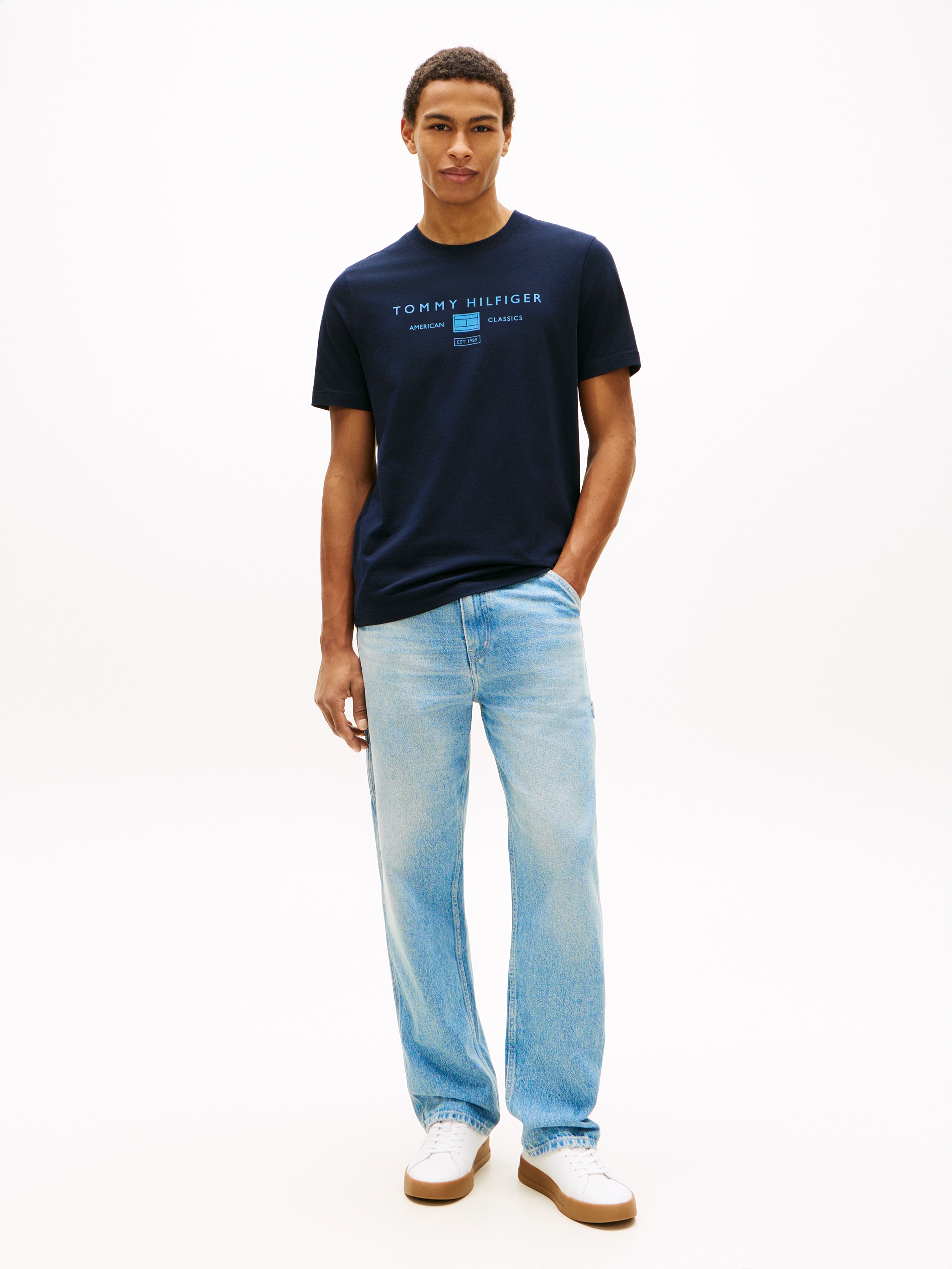 Tommy Hilfiger T-Shirt »BRAND LOVE MONO STACK« aus Jersey mit Logo