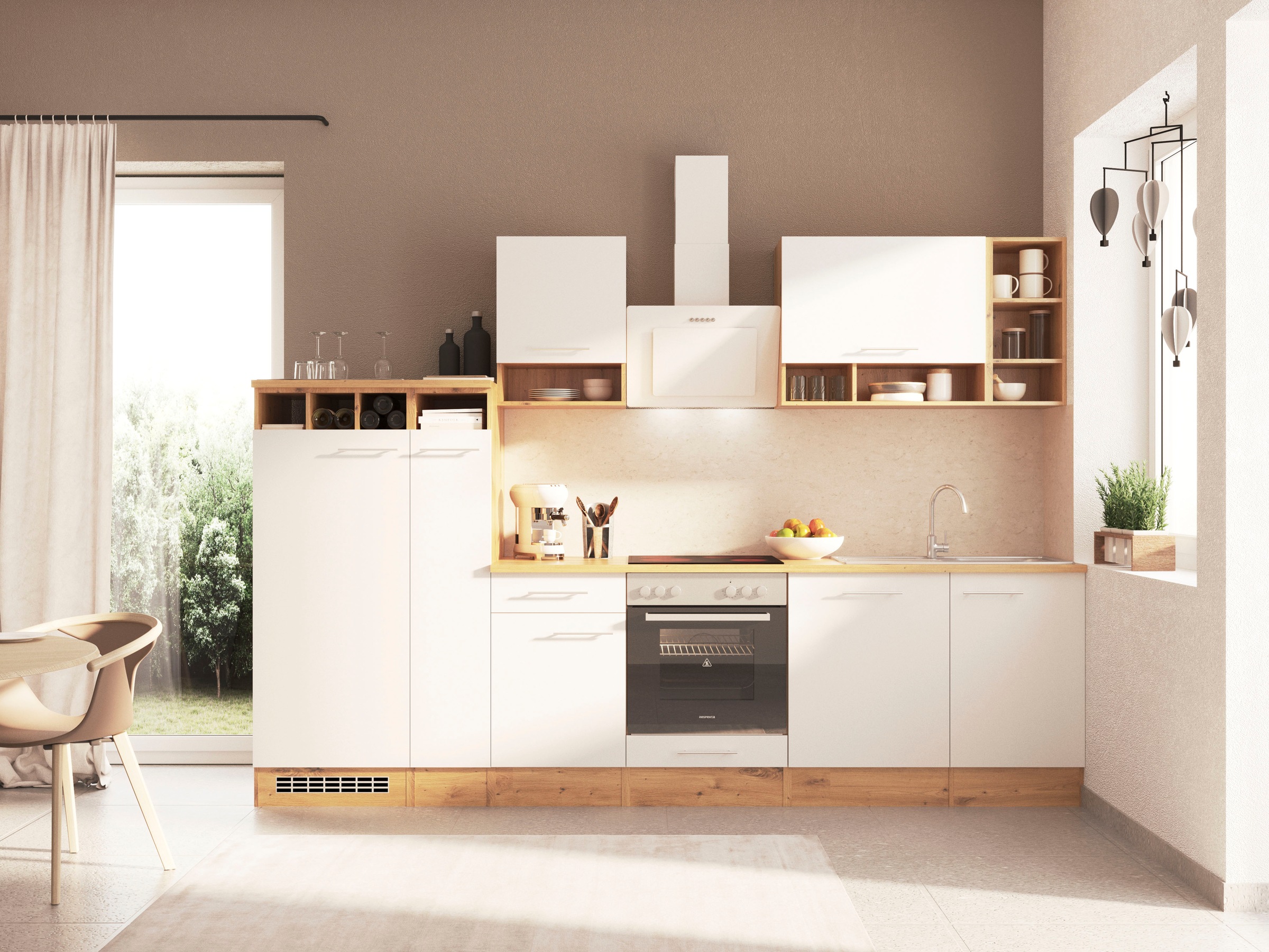 RESPEKTA Küche »Hilde« Breite 310 cm, wechselseitig aufbaubar, exkl. Konfiguration für OTTO