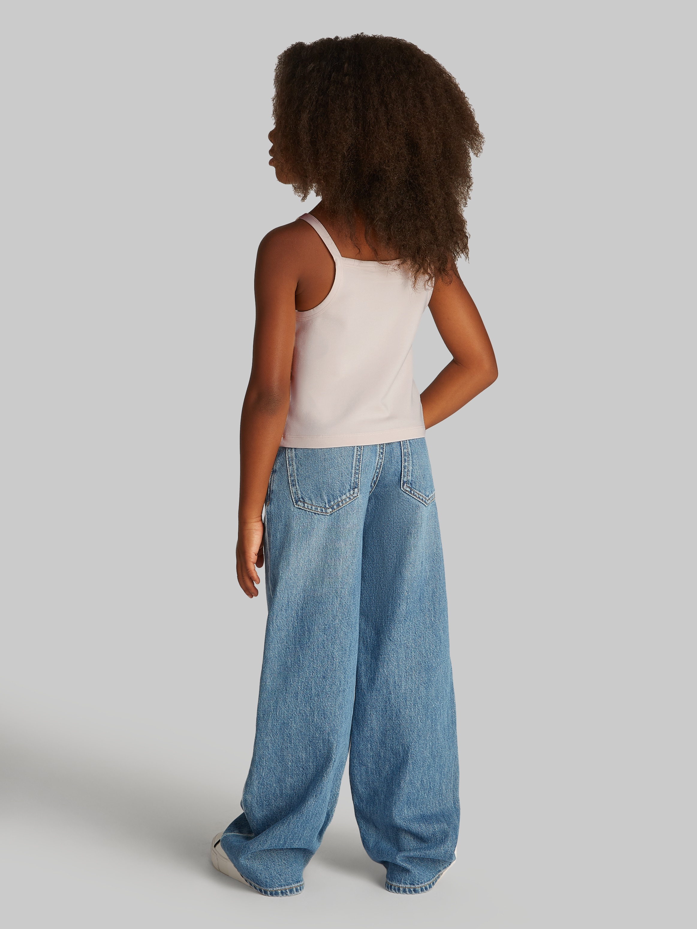 Calvin Klein Jeans T-Shirt »PUNTO STRAP TOP«, mit Logoschriftzug