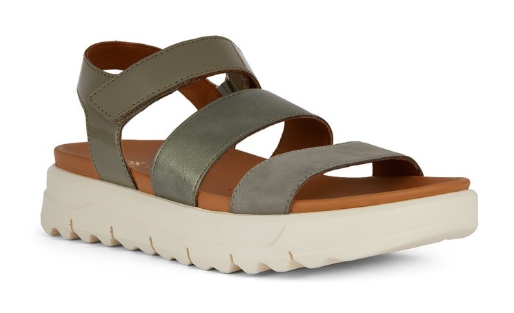 Geox Sandale »D XAND 2.1S B«, Sommerschuh, Sandalette, Riemchensandale, mit breiten Riemen