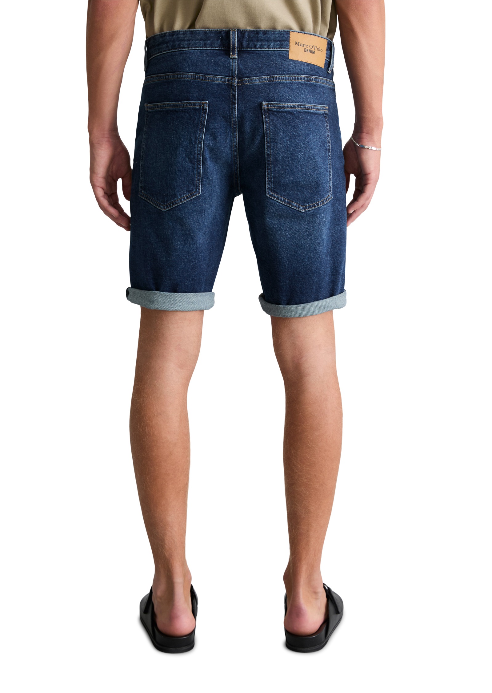 Marc O'Polo DENIM Jeansshorts »Model Mats tapered fit aus Bio-Baumwoll-Mix«