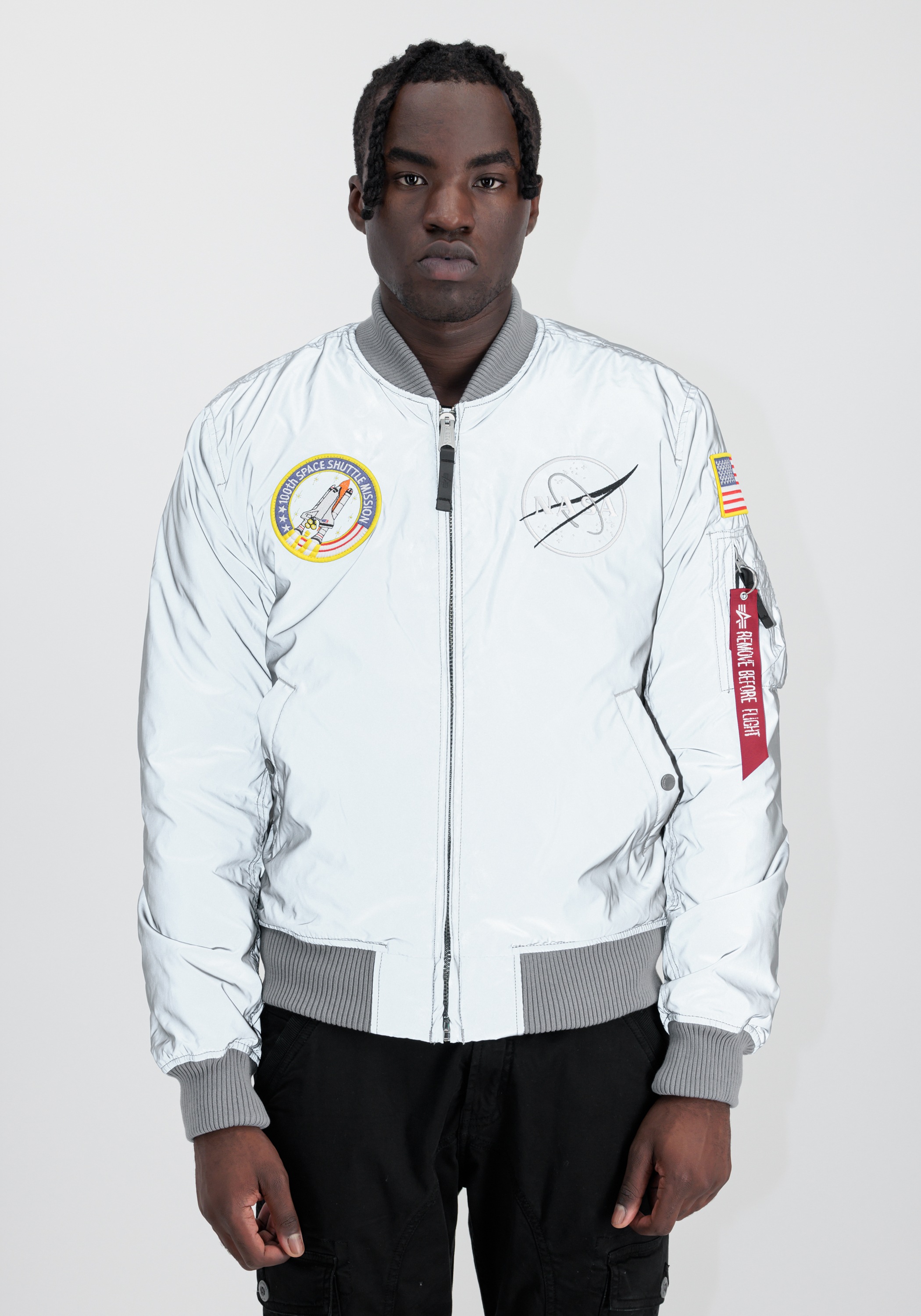 Alpha Industries Bomberjacke »Alpha Industries Men - Bomber Jackets MA-1 NASA Reflective«