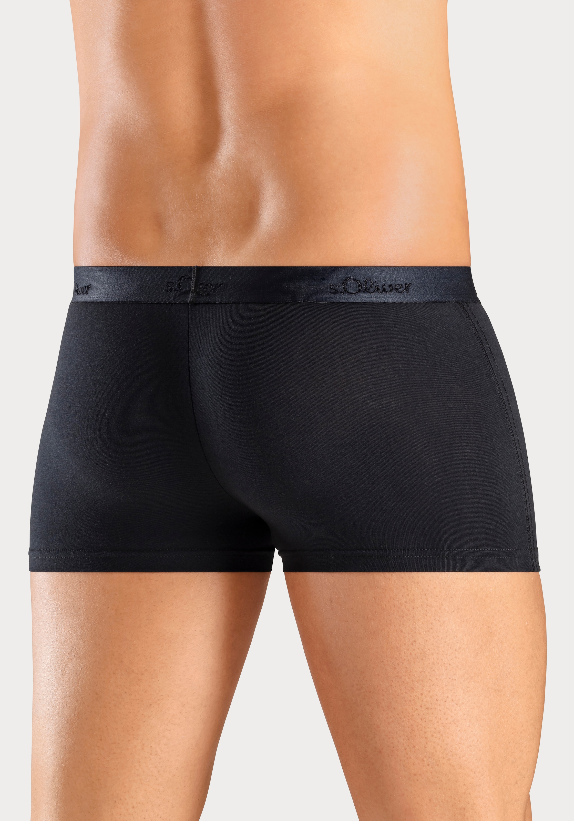 s.Oliver Hipster, (Packung, 2 St.), knapp sitzende Boxershorts aus weichem Modal
