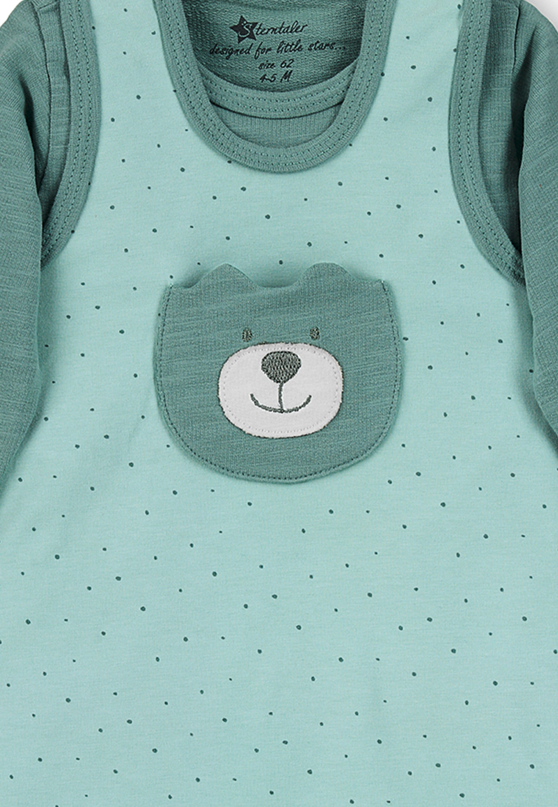 Sterntaler® Overall »Strampler-Set Jersey Ben«