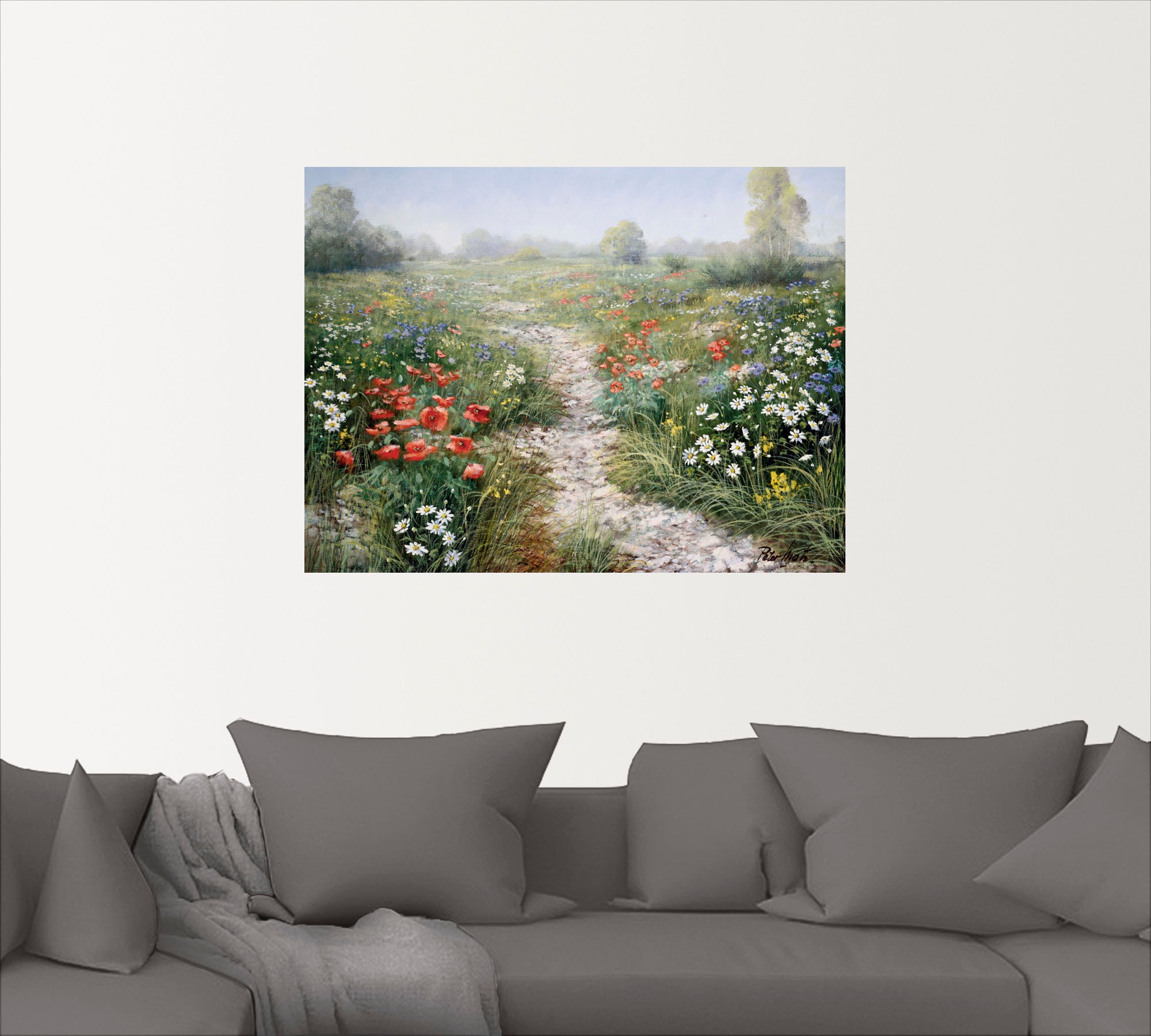 Artland Wandbild »Dichte der Natur«, Blumenwiese, (1 St.), als Leinwandbild, Poster, Wandaufkleber in verschied. Größen