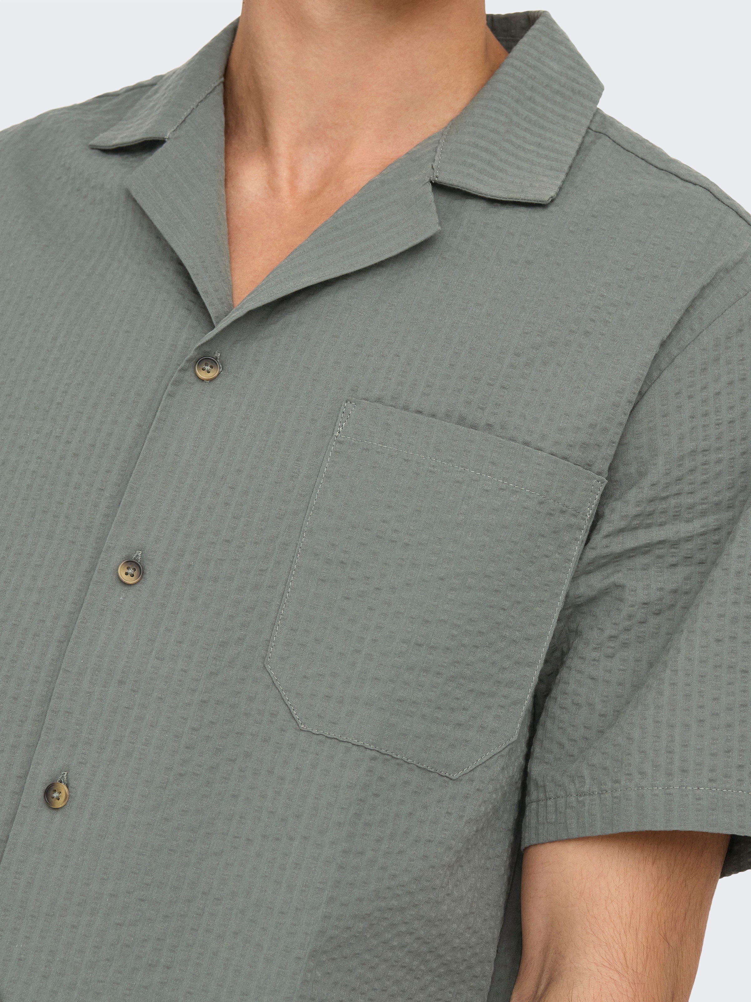 ONLY & SONS Kurzarmhemd »ONSEYE RESORT SEERS 0009 SHIRT NOOS«