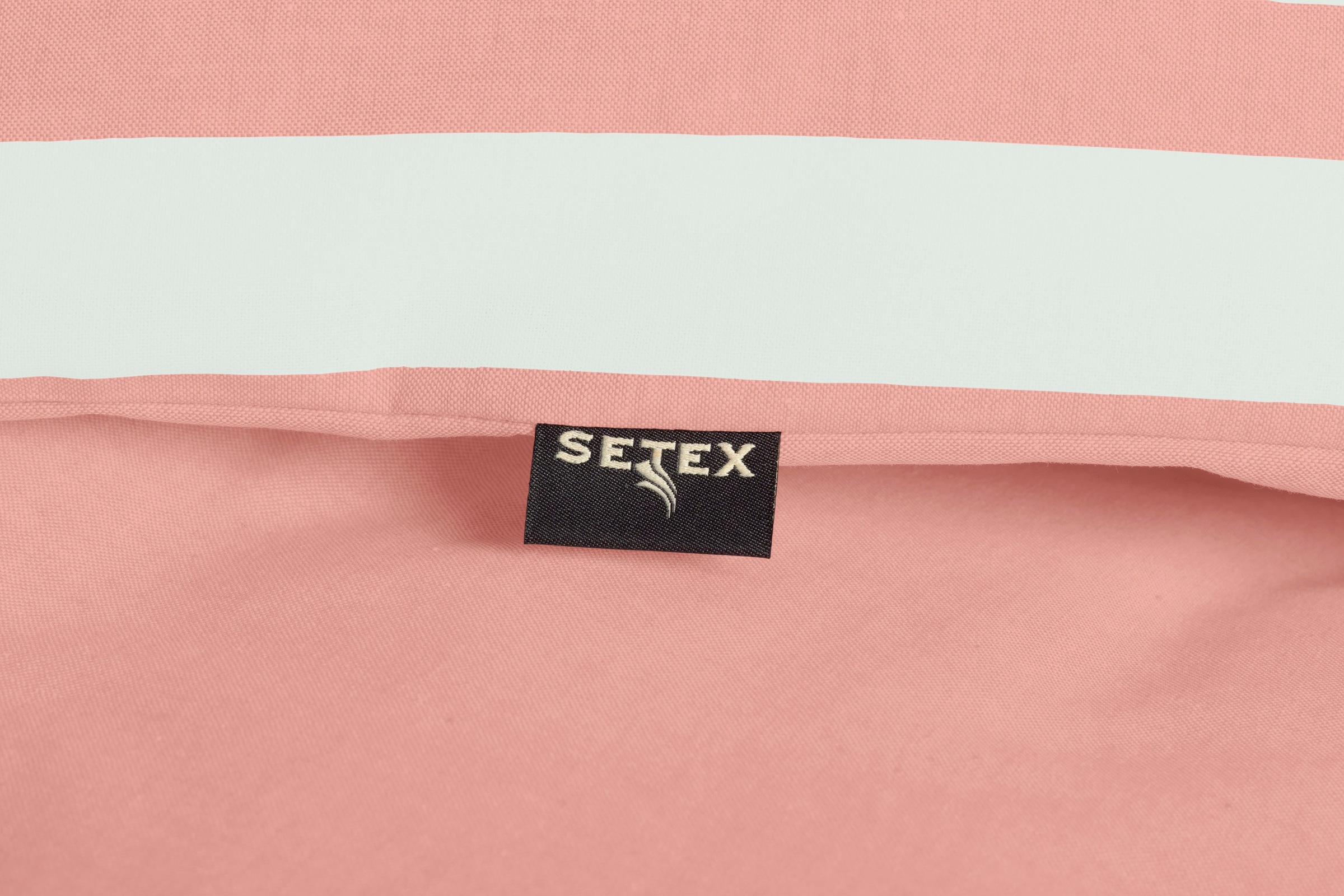 SETEX Wendebettwäsche »Baumwoll Streifen«, in tollen Unifarben und gestreift