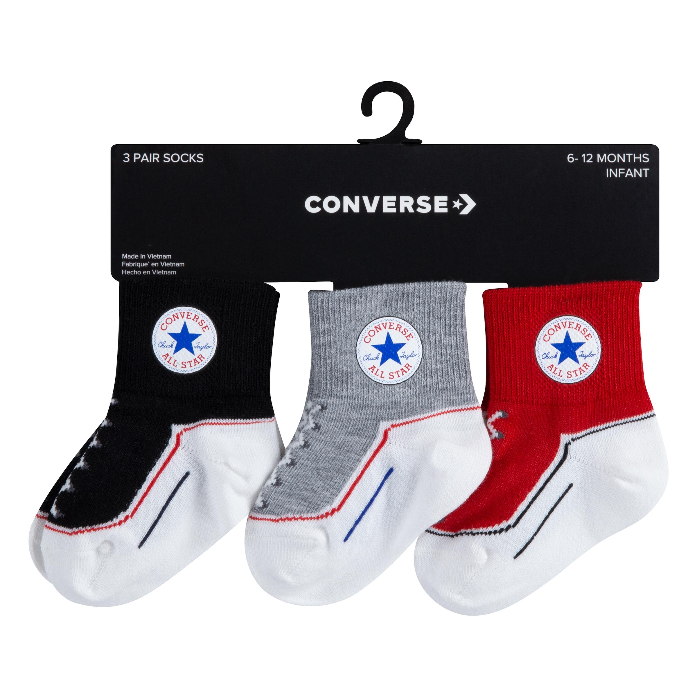 Converse Sportsocken CHUCK INFANT TODDLER QUARTER 3PK 3 Paar bei Universal.at