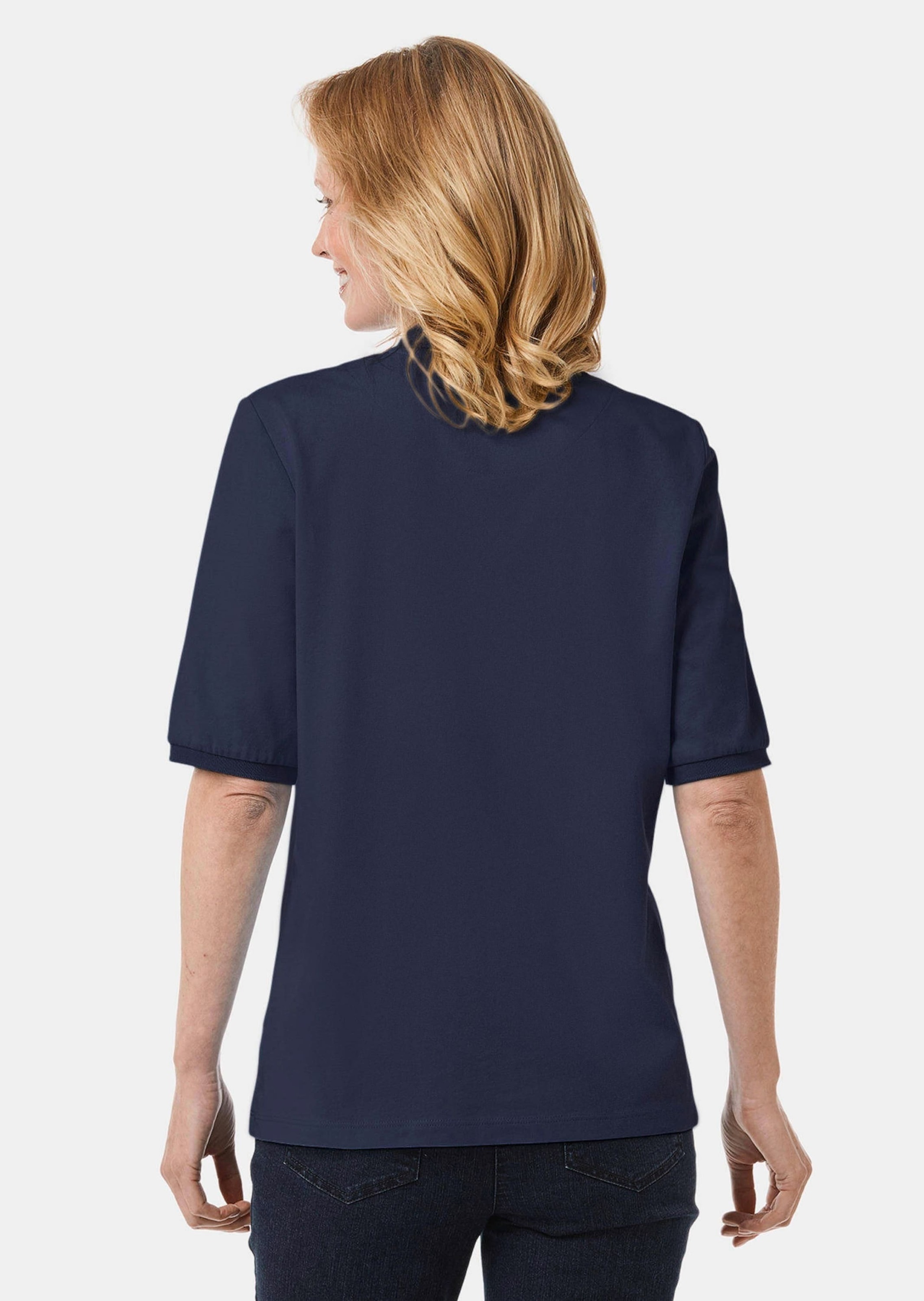 GOLDNER Poloshirt »Kurzgröße Poloshirt in hochwertiger Pikee-Qualität«