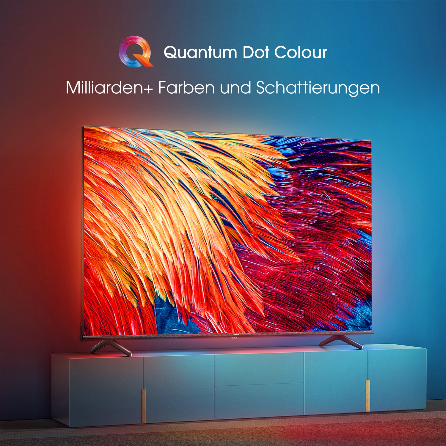 Hisense QLED-Fernseher »70E77HQ«, 4K Ultra HD, Smart-TV