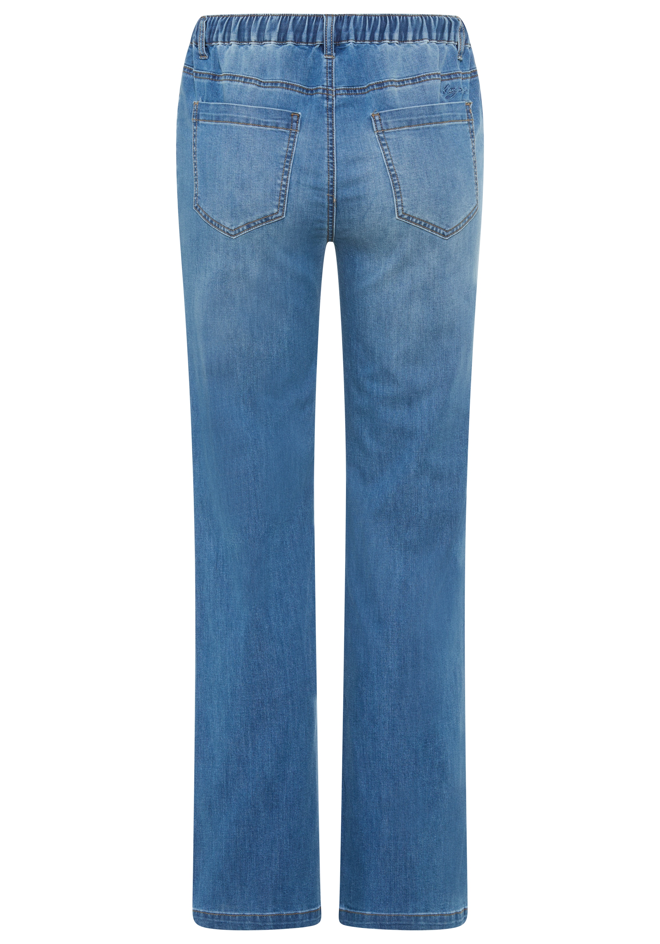 KangaROOS Weite Jeans weiter Bein, normale Passform, reguläre Leibhöhe
