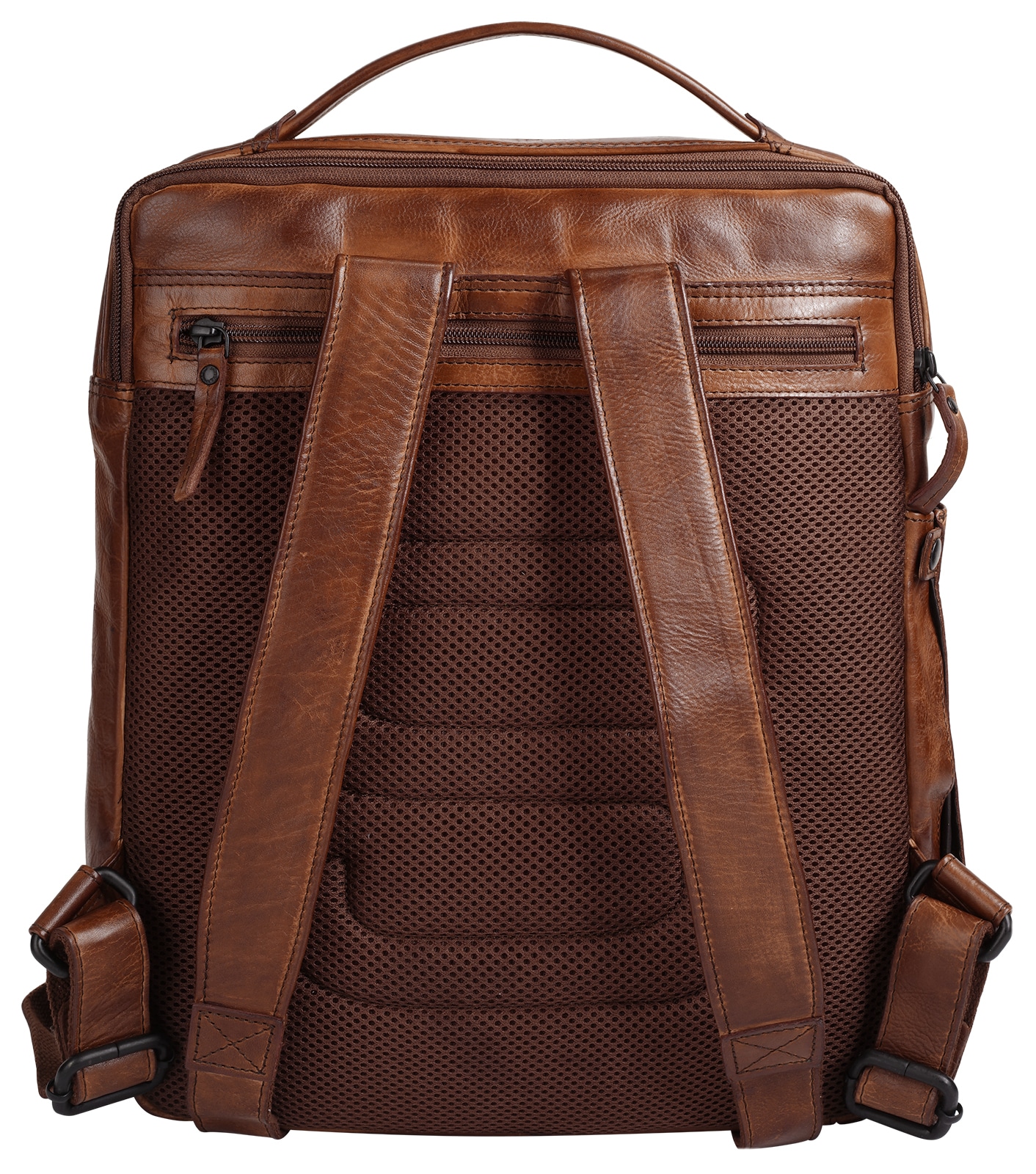 Spikes & Sparrow Laptoprucksack »SPIKES & SPARROW Herren, Damen echt Leder« echt Leder