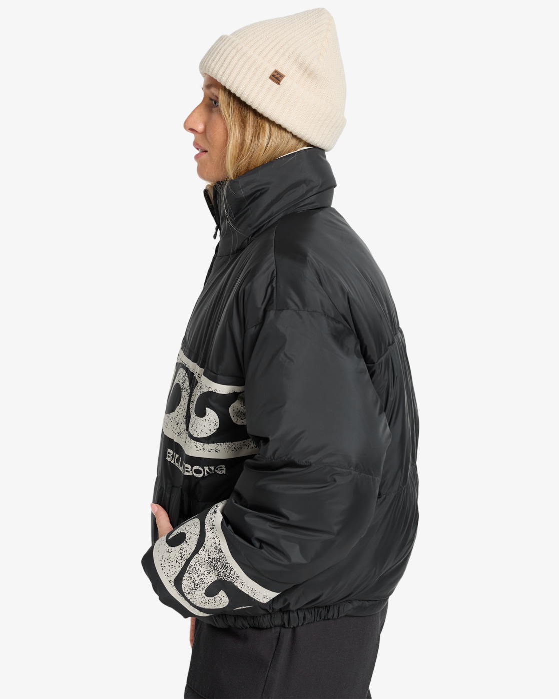 Billabong Steppjacke »COZY PUFFER« ohne Kapuze wasserabweisendes Obermaterial, hochschließender Kragen, ohne Kapuze