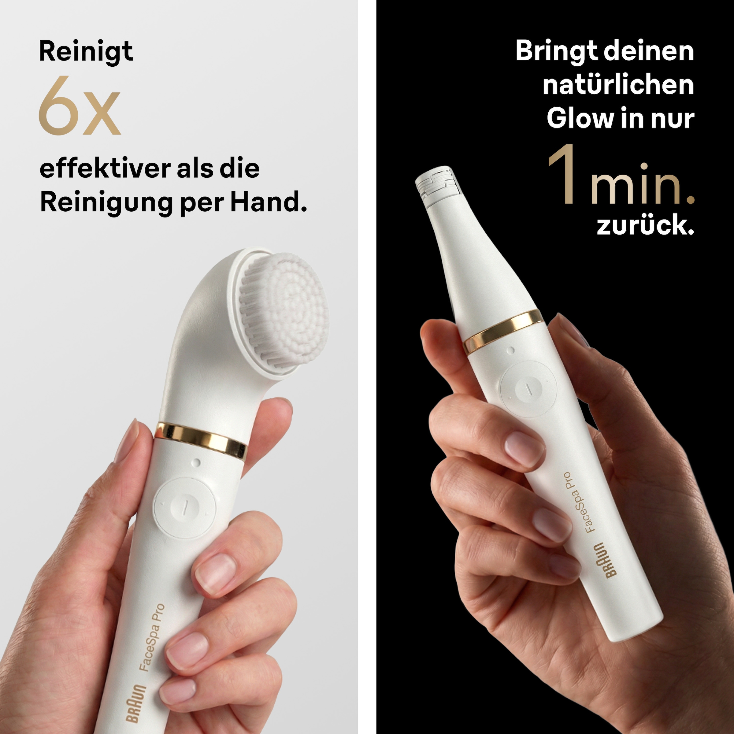 Braun Epilierer »FaceSpa Pro 912« 1 Stk. Aufsätze mit 3 Extras