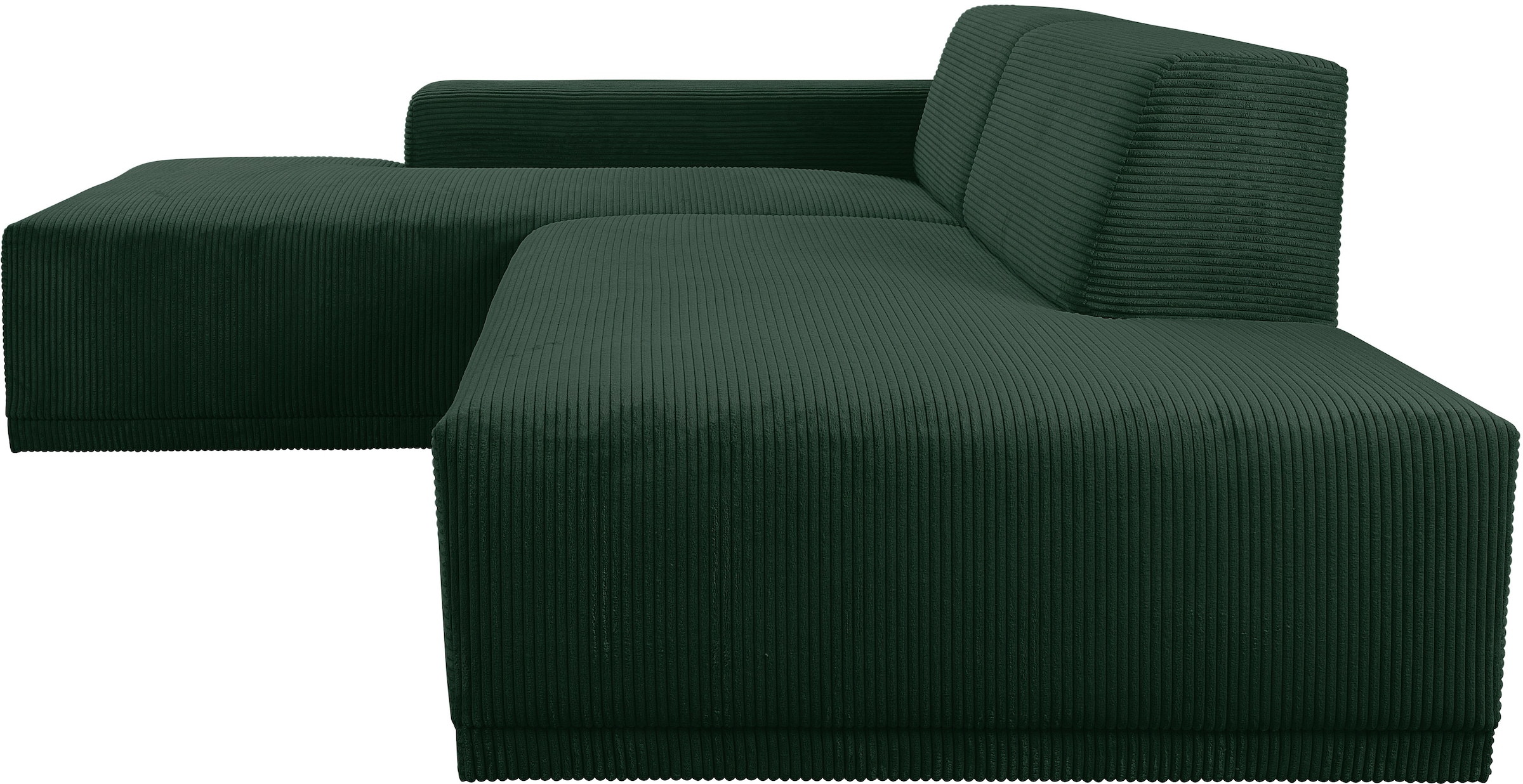 WERK2 Ecksofa »Apollo, hoher Sitzkomfort, aktuelles Design, Breite 264cm, L-Form« Puristisches Design mit maximalem Komfort