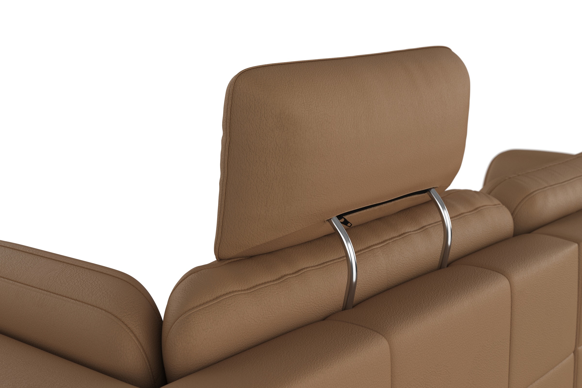 sit&more Ecksofa »Bendigo L-Form«, inklusive Sitztiefenverstellung, Bodenfreiheit 15 cm, in 2 Fußfarben