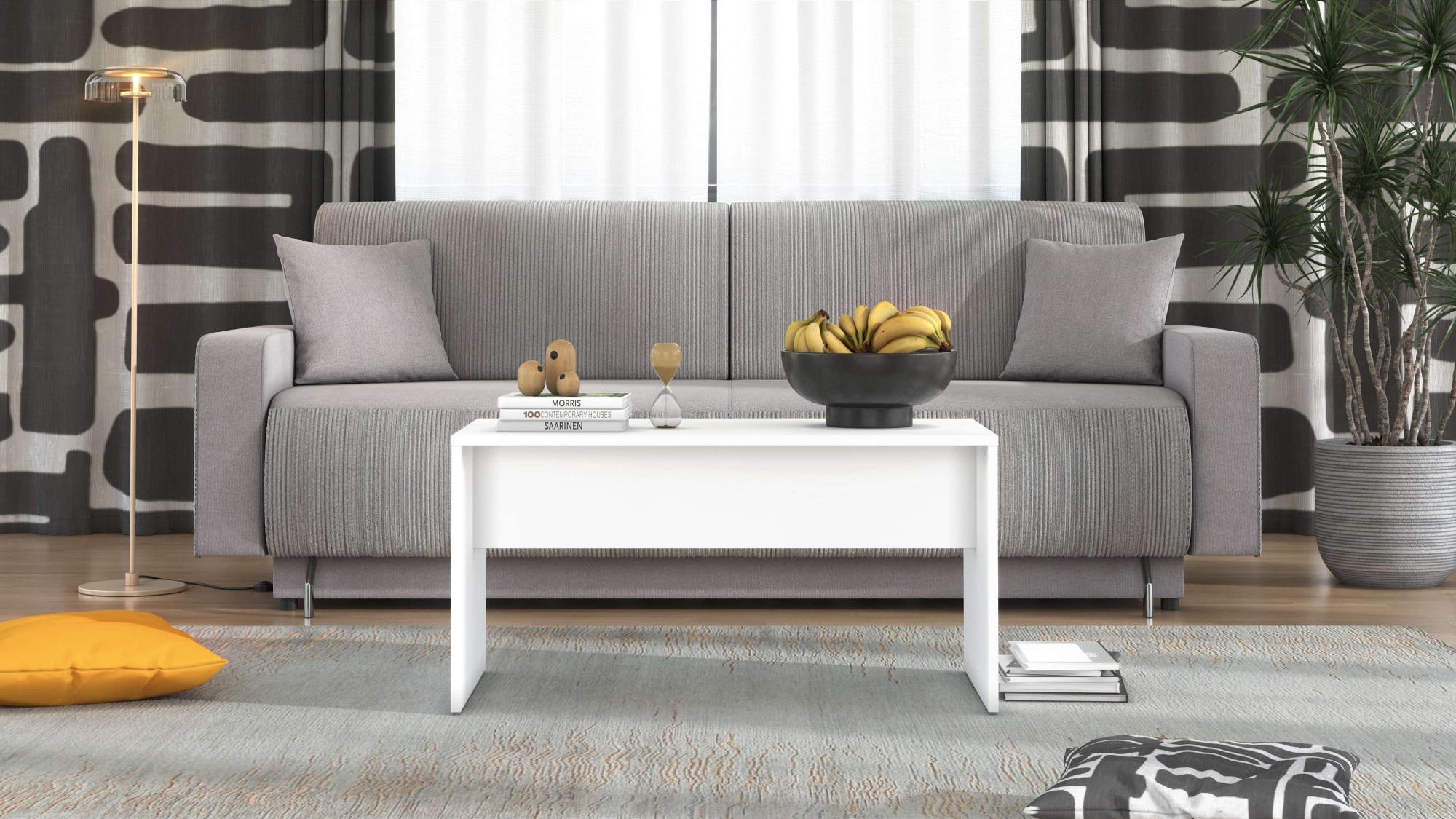 Home affaire Couchtisch »Bolton Kaffeetisch, 90 cm, in trendigen Farben, modern«, Wohnzimmertisch, Klassischer Wohnzimmertisch-Beistelltisch