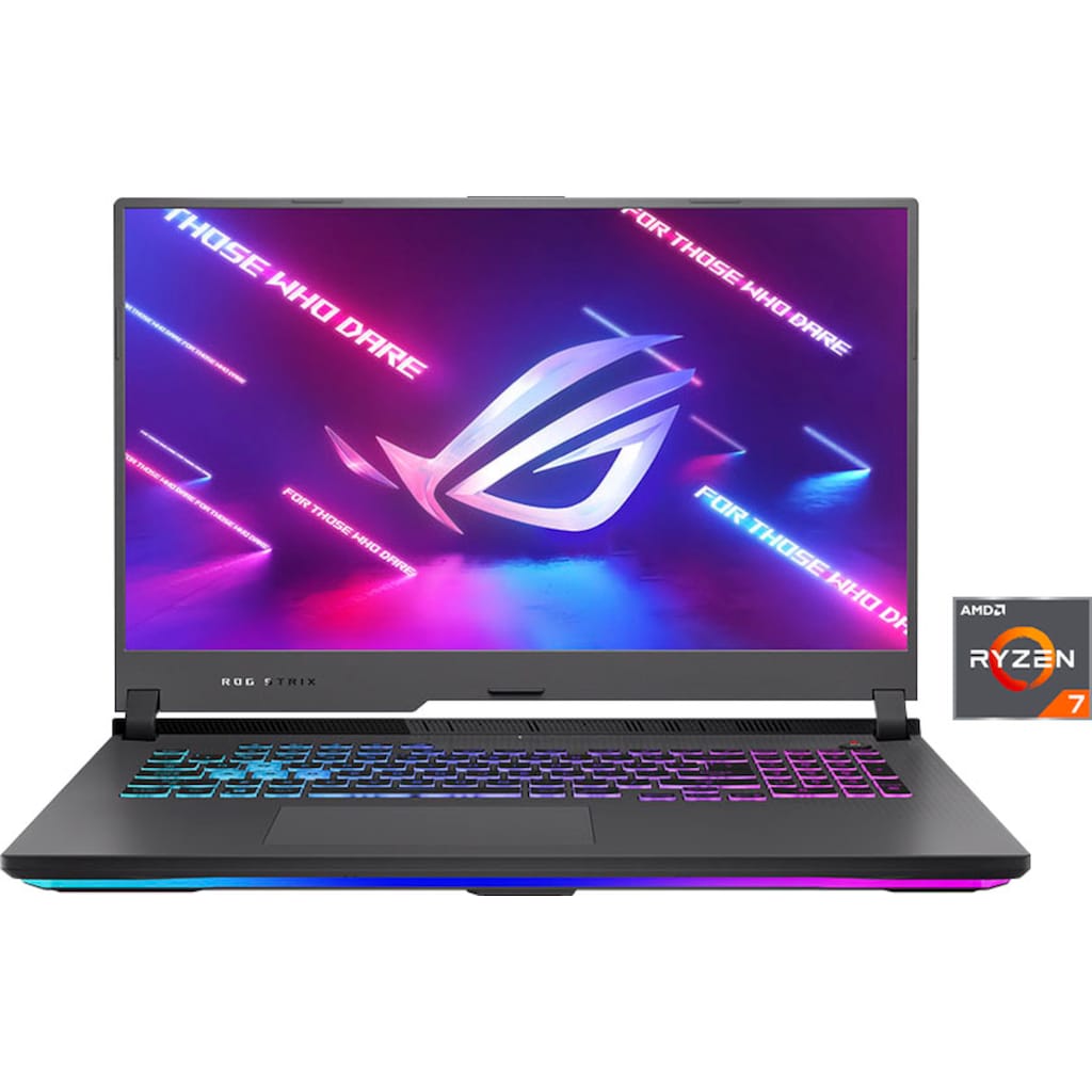 Asus Gaming-Notebook »ROG Strix G17 G713IC-HX041W«, 43,9 cm, / 17,3 Zoll, AMD, Ryzen 7, GeForce RTX 3050, 512 GB SSD