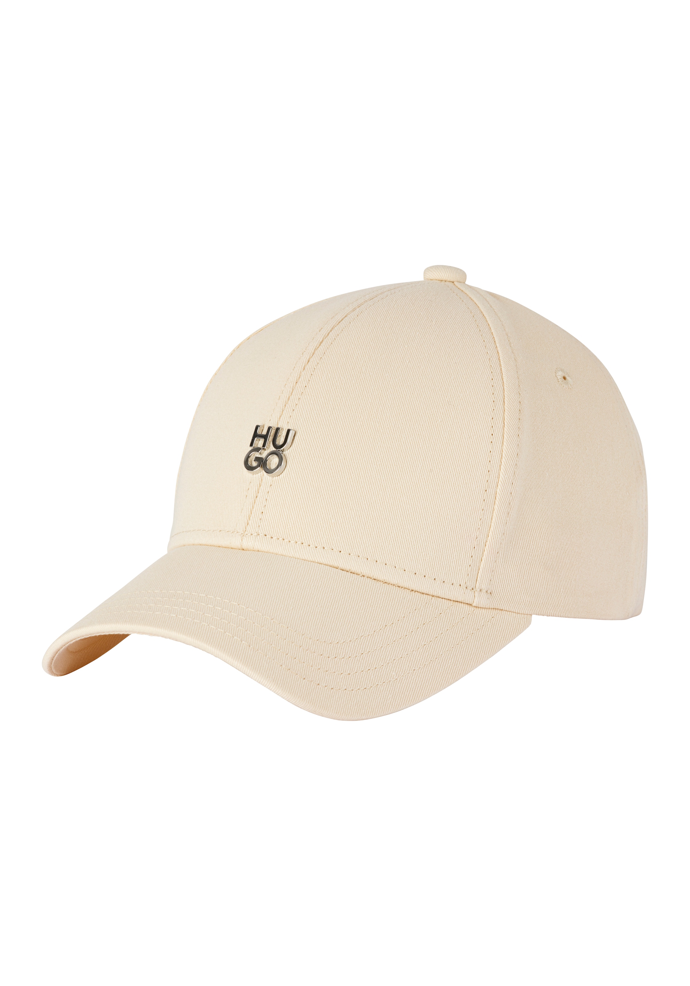 HUGO Fitted Cap »Ally-ME«, Metallniete mit Logo