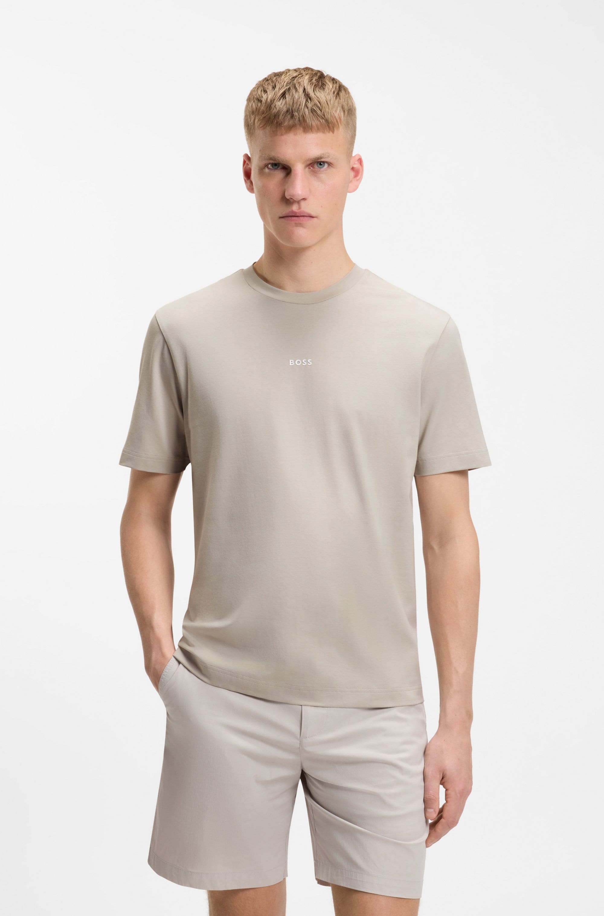 BOSS ORANGE T-Shirt »TChup« mit Rundhalsausschnitt
