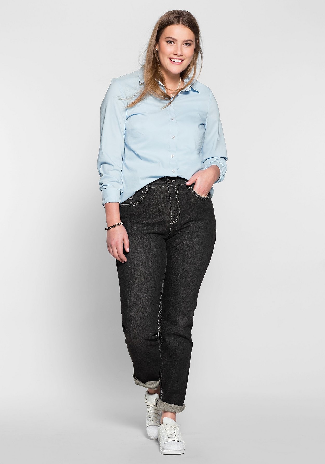 Sheego Stretch-Jeans »Shaping-Jeans Bauch-weg-Effekt«