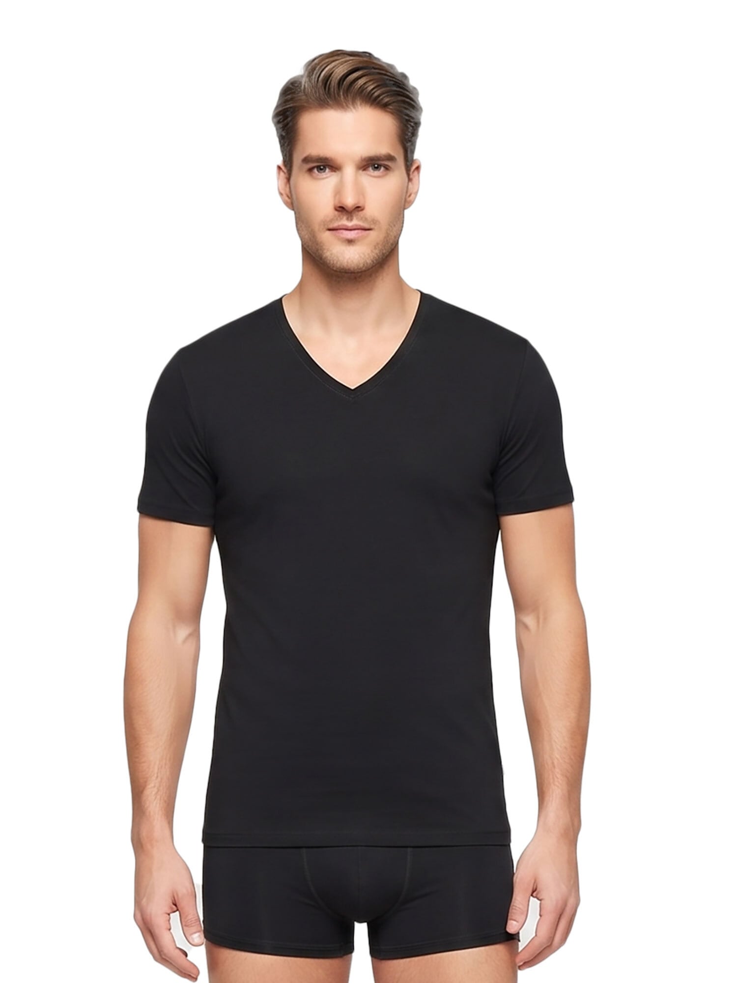 seidensticker Unterhemd »4er Pack Herren T-Shirt 1/2 Arm«