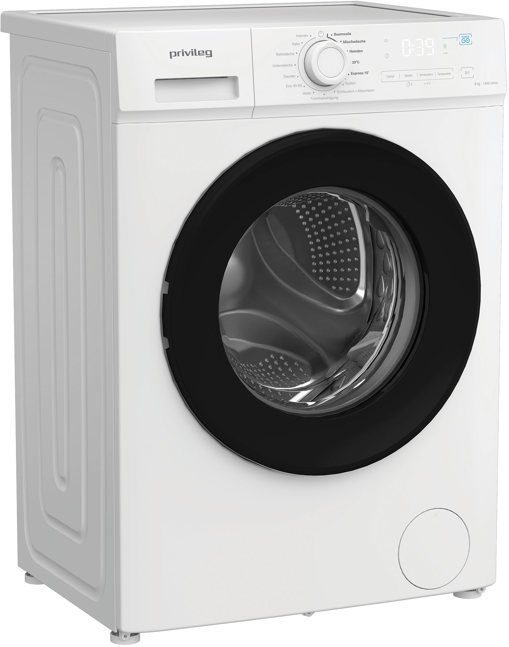 Privileg Waschmaschine MY TIME »PWFA 854A MY TIME DE«, 8 kg, 1400 U/min, Mehrfachwasserschutz+