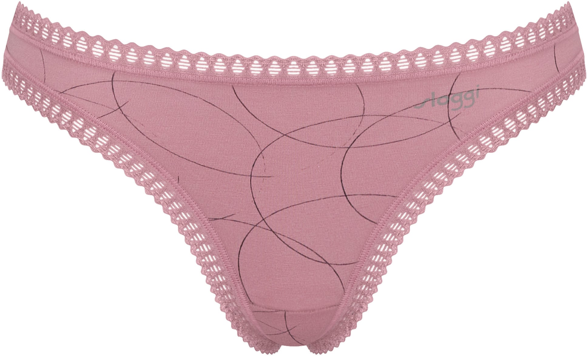sloggi Slip »GO Crush String C3P«, (3er Pack), mit Spitzendetails