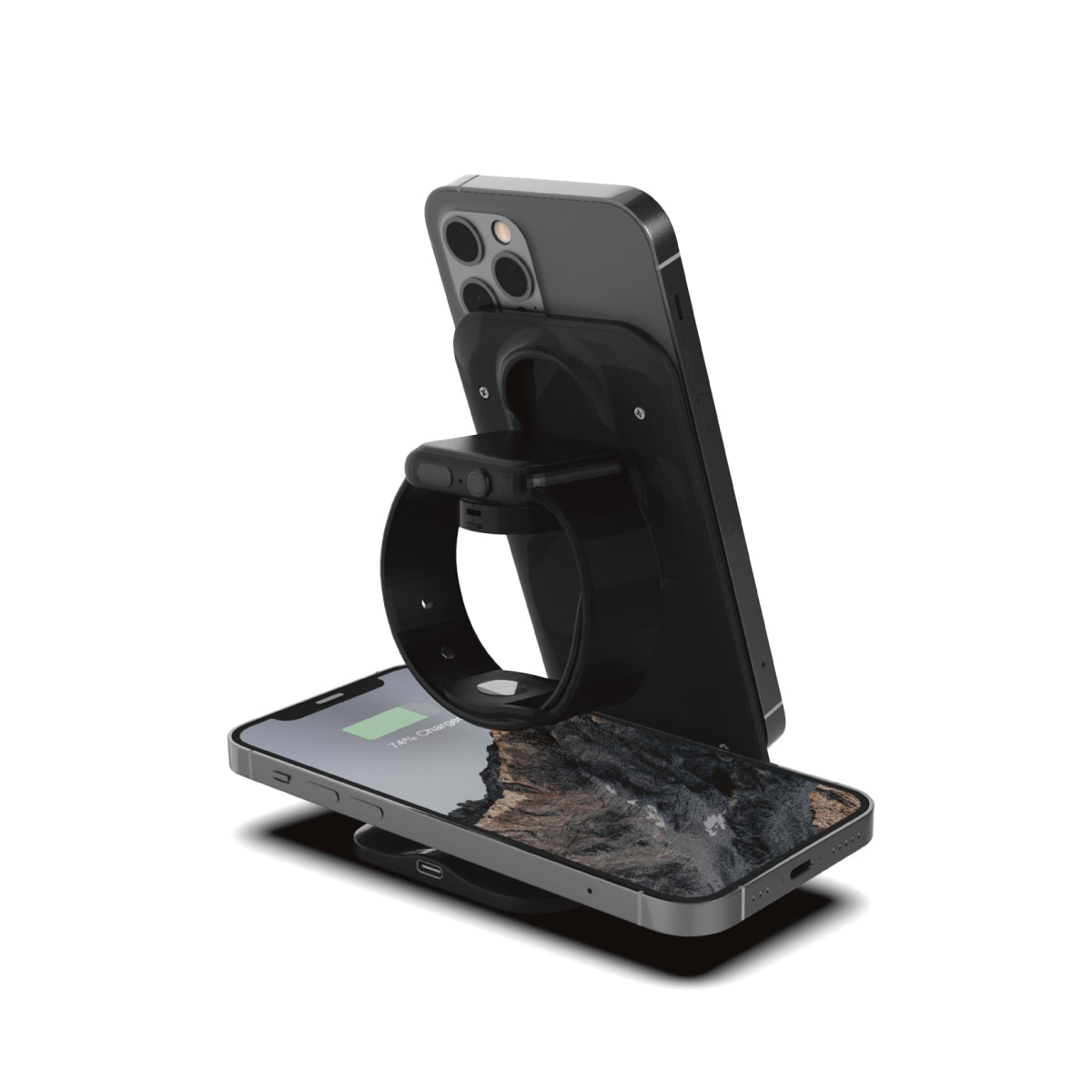 Vinnic Wireless Charger »TRIVOR 3-in-1 Travel Wireless Charging Dock«