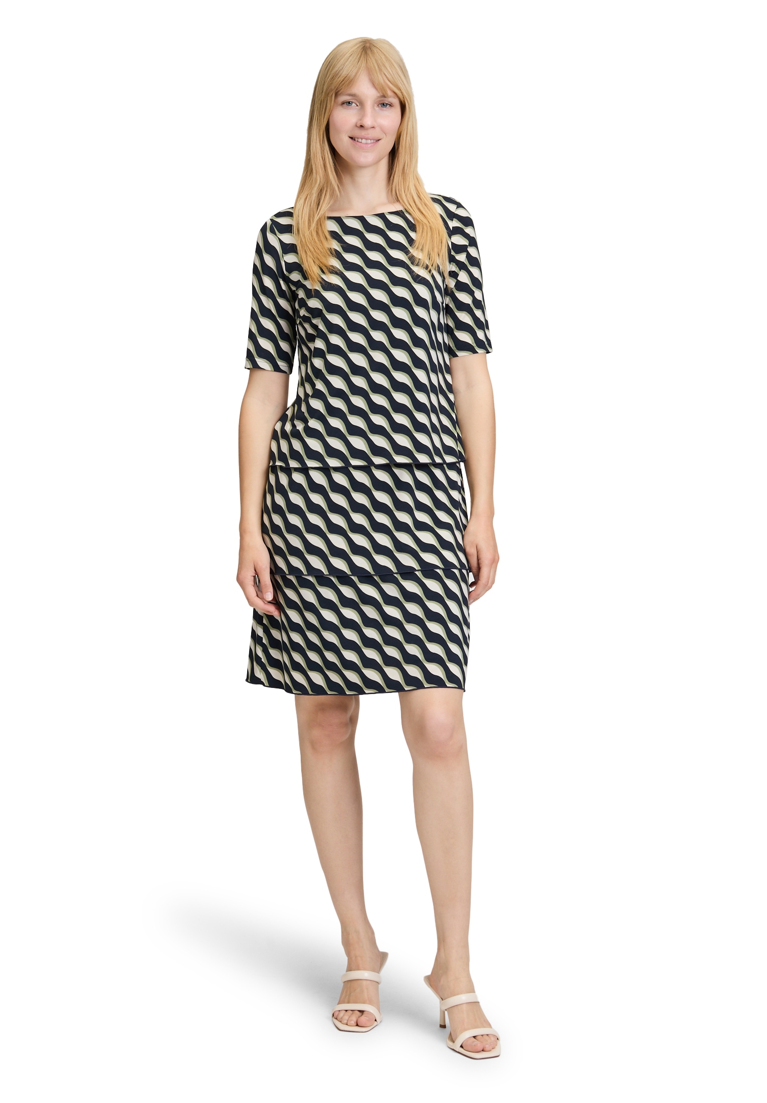 Betty Barclay Midikleid »Stufenkleid kurzarm«