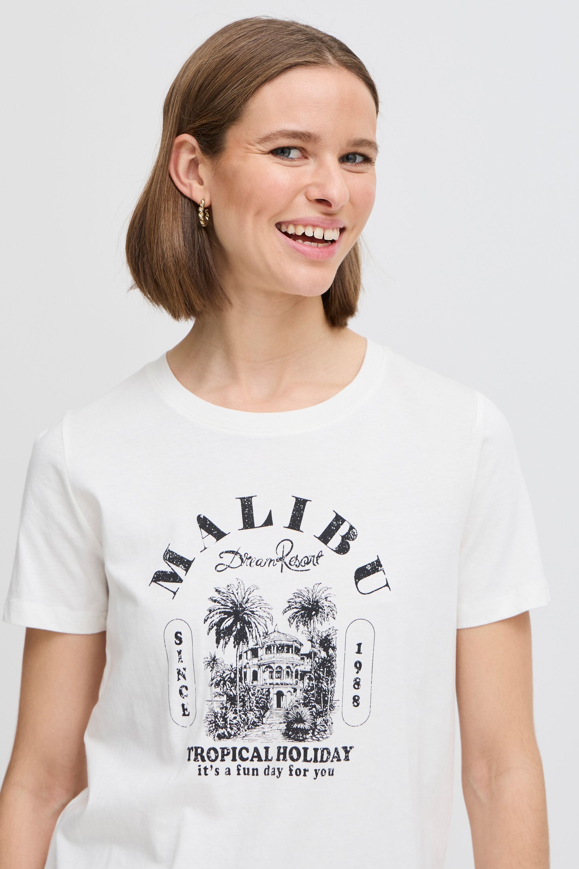 b.young Rundhalsshirt »Rundhalsshirt BYSOBBE«