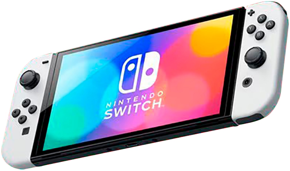 Nintendo Switch Konsolen-Set »OLED weiß inkl. Mario Party Jamboree und exklusiver Nintendo Decke«