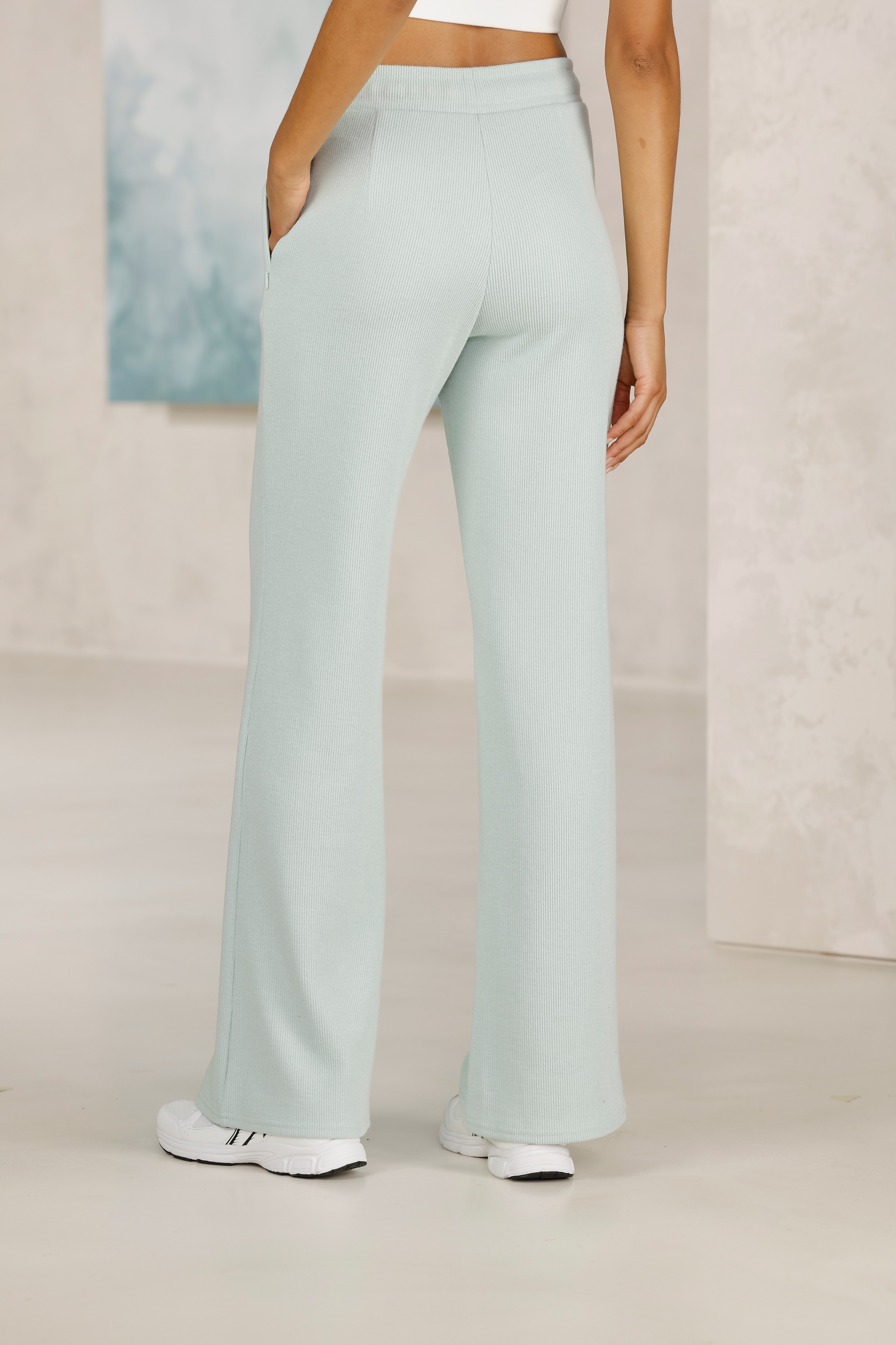 French Connection Loungepants, in gerippter Strickoptik