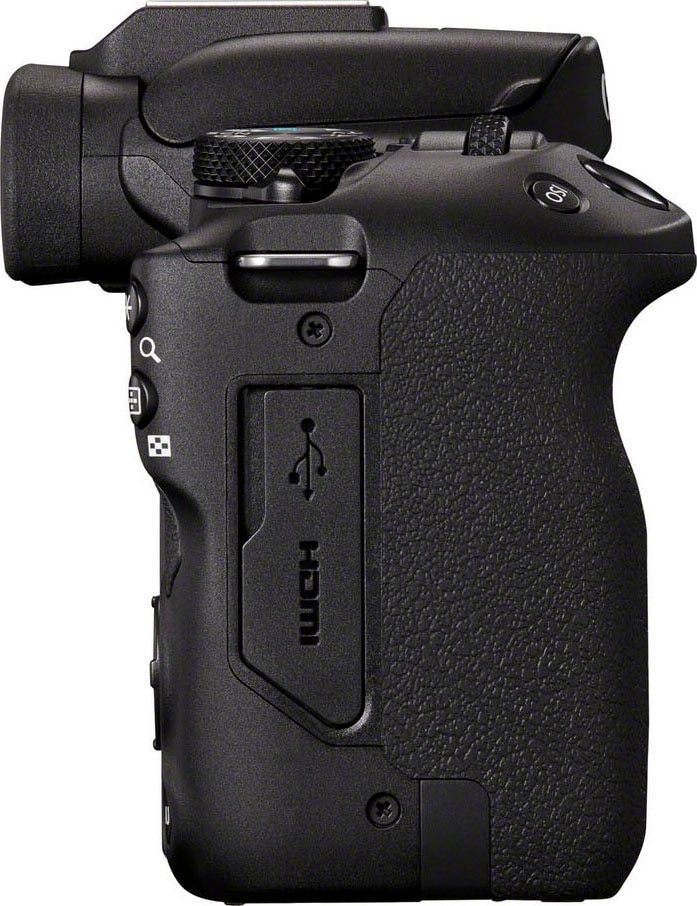 RF-S 18-45 RF-S F4.5-6.3 RF-S 18-45mm Canon Kit«, STM STM, »EOS F4.5-6.3 Systemkamera IS R50 Bluetooth-WLAN, inkl. 18-45mm bei IS 24,2 MP, IS Objektiv +