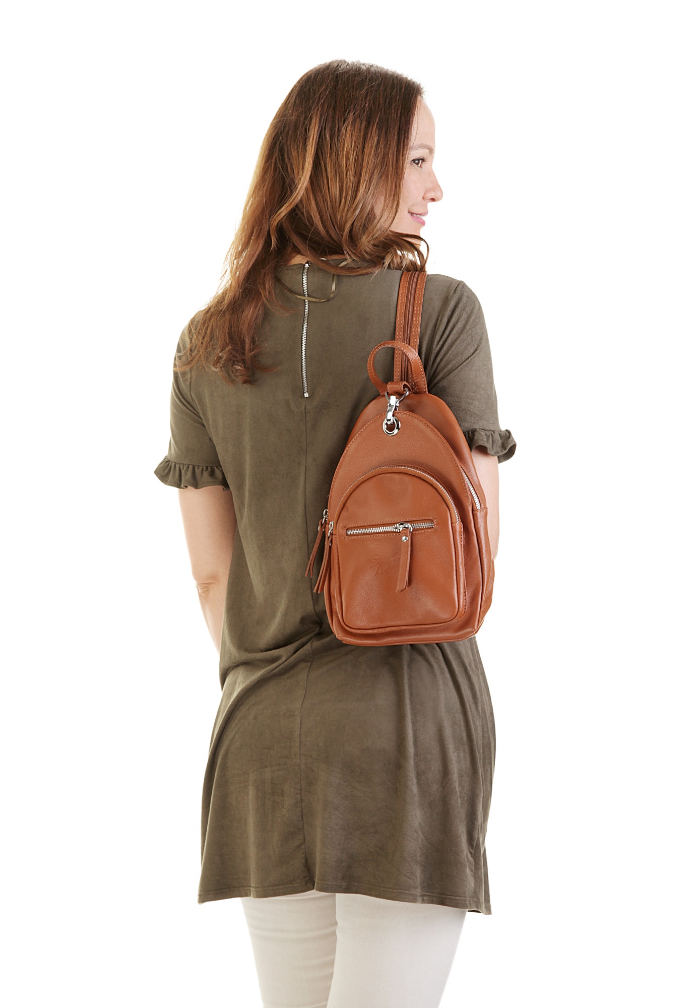Cityrucksack in Braun
