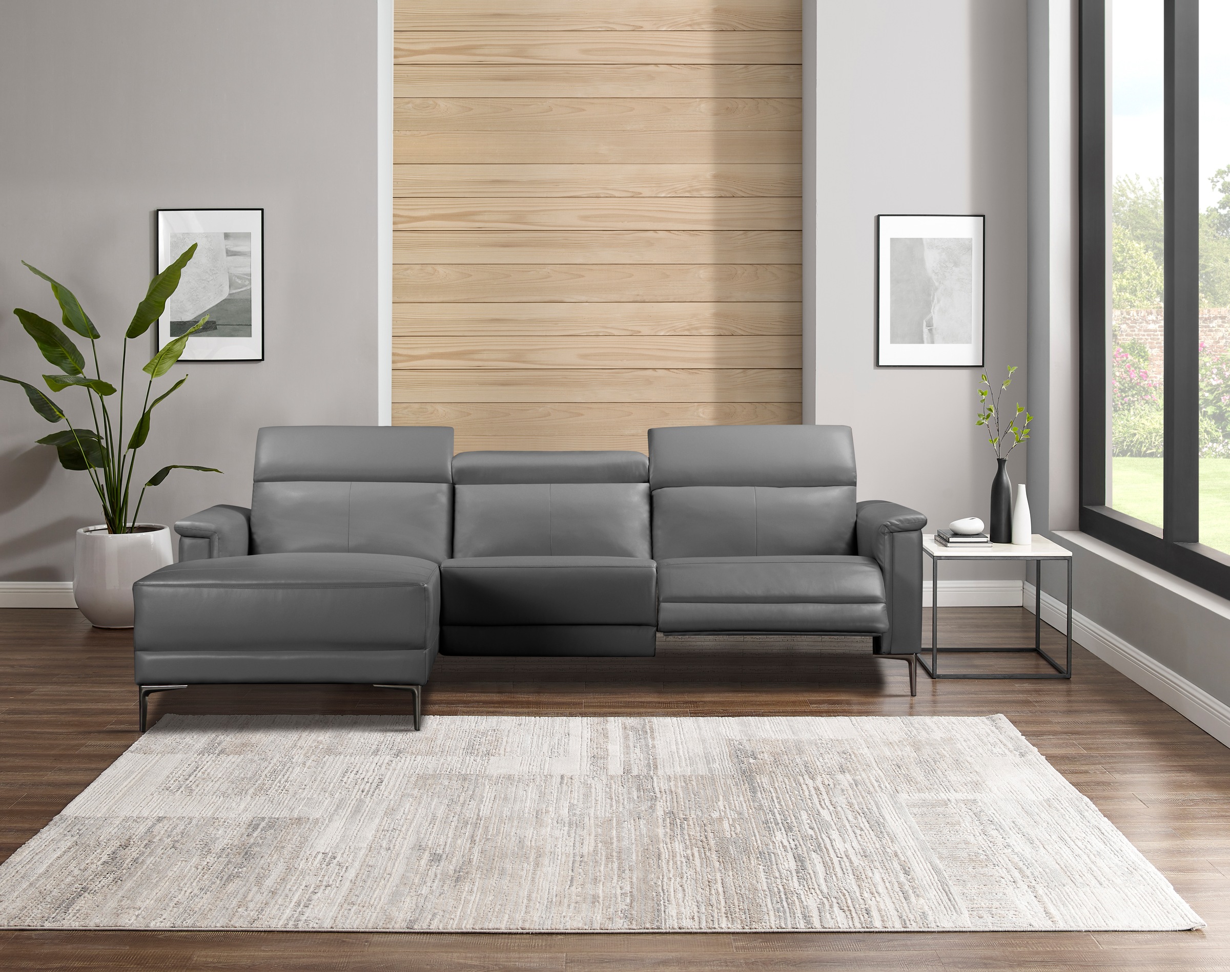 Places of Style Ecksofa Lund, mit man. o. elektr. Relaxfunktion und USB/ Kopfteilverstellung