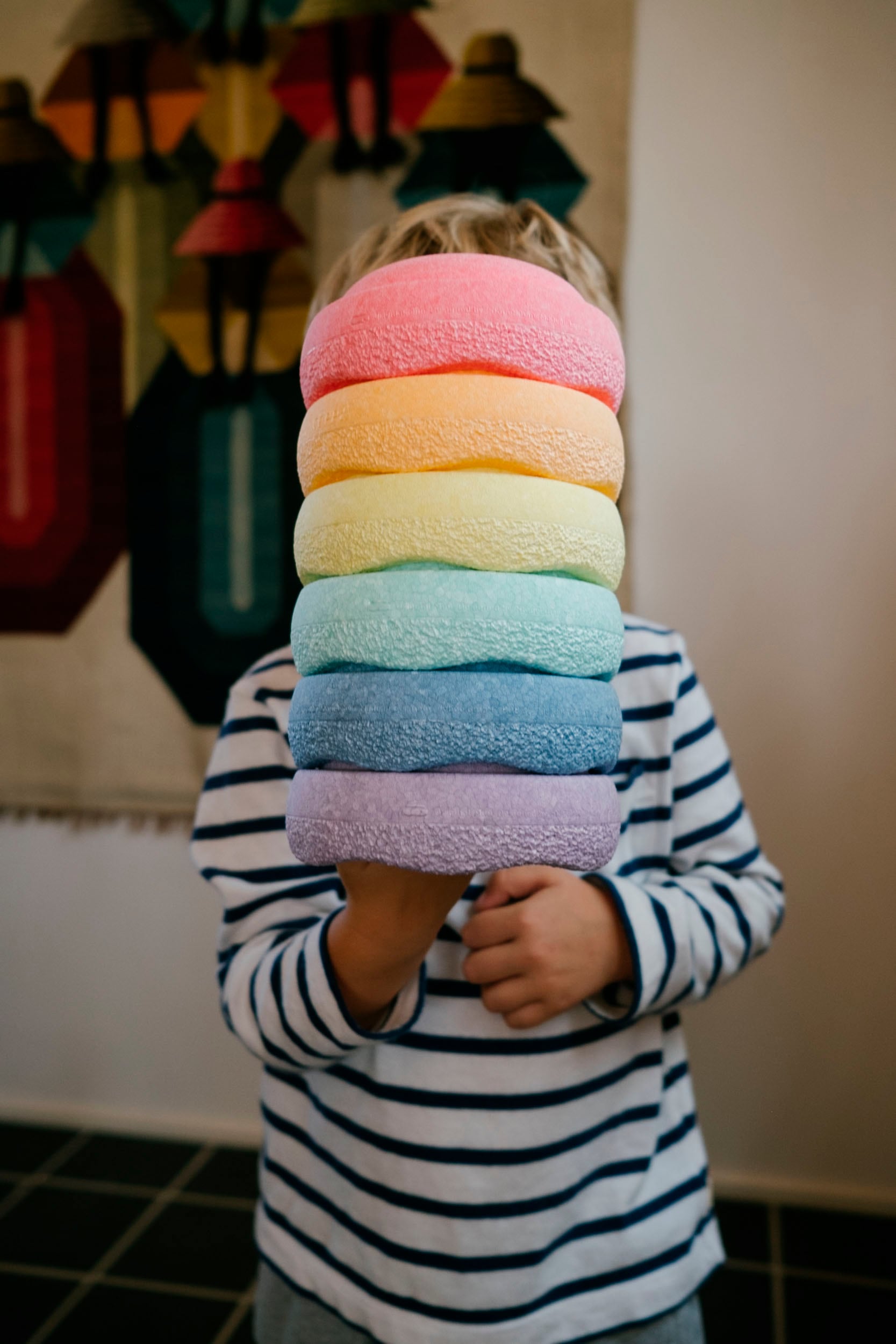 Stapelstein Balancetrainer »Stapelstein® Original Mini rainbow pastel«