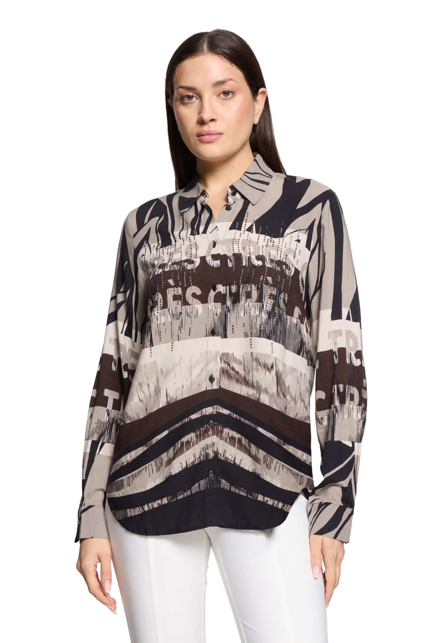 Betty Barclay Hemdbluse »Hemdbluse mit Schmucksteinen«