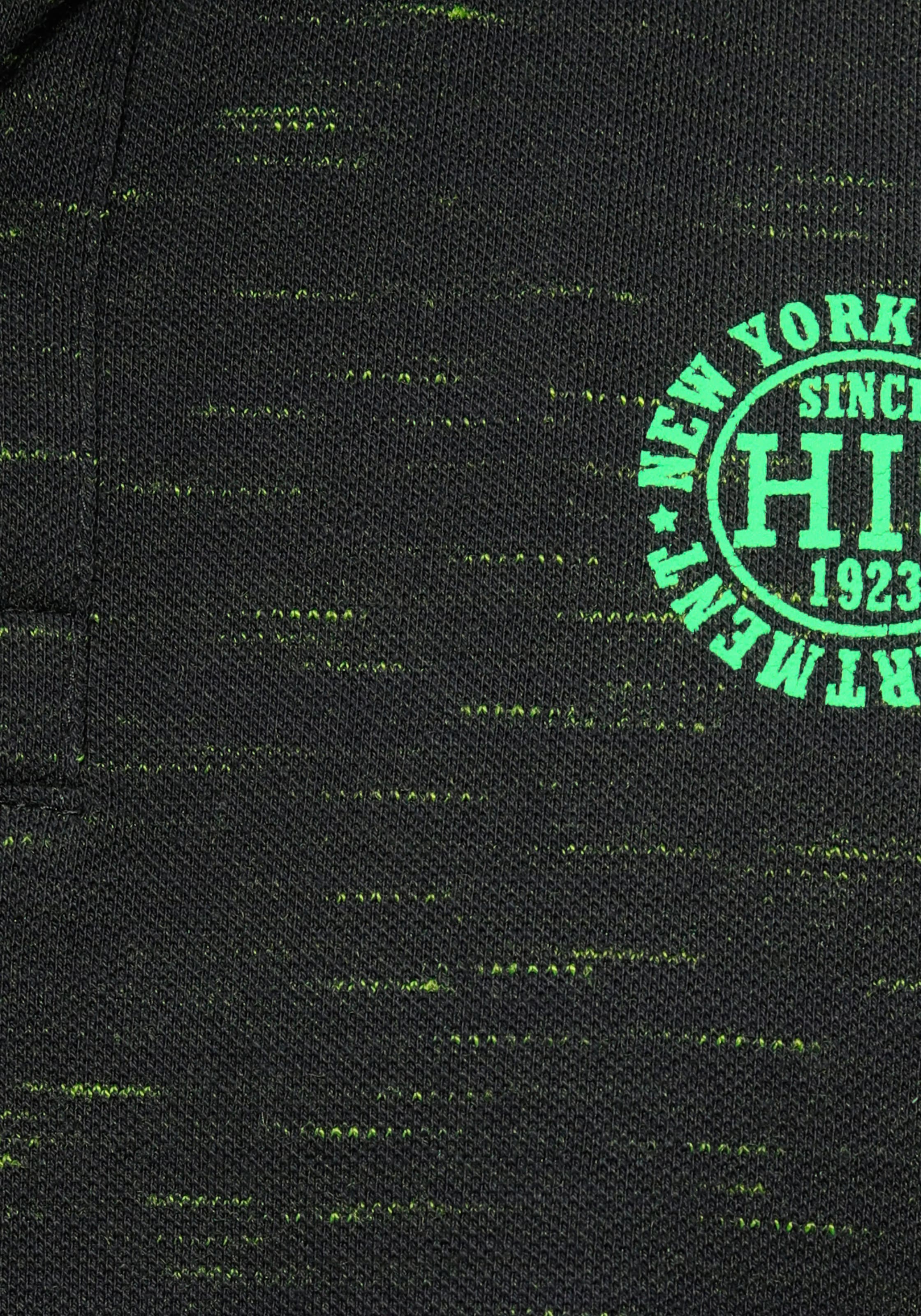 H.I.S Poloshirt, in markanter mélange Optik