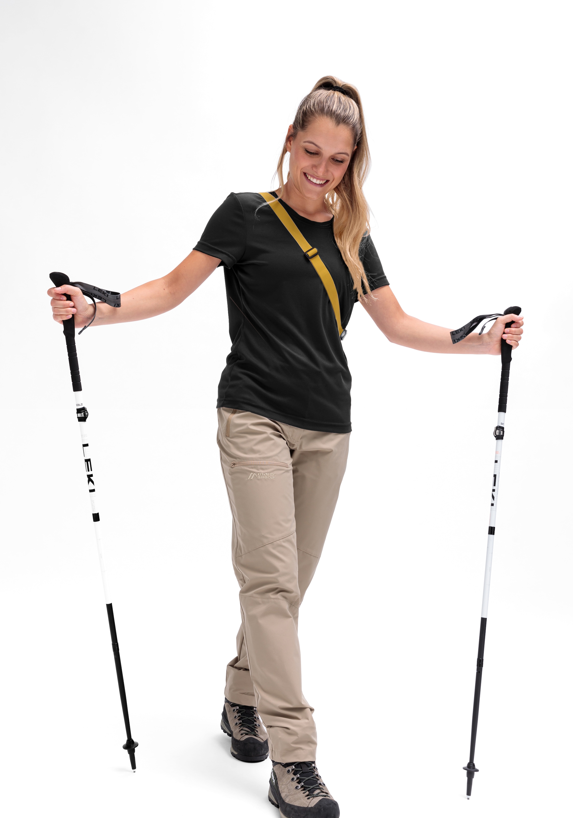 Maier Sports T-Shirt »Da-Shirt 1/2 Arm Waltraud H/S« für sportliche Aktivitäten geeignet, mit 1/2-Arm