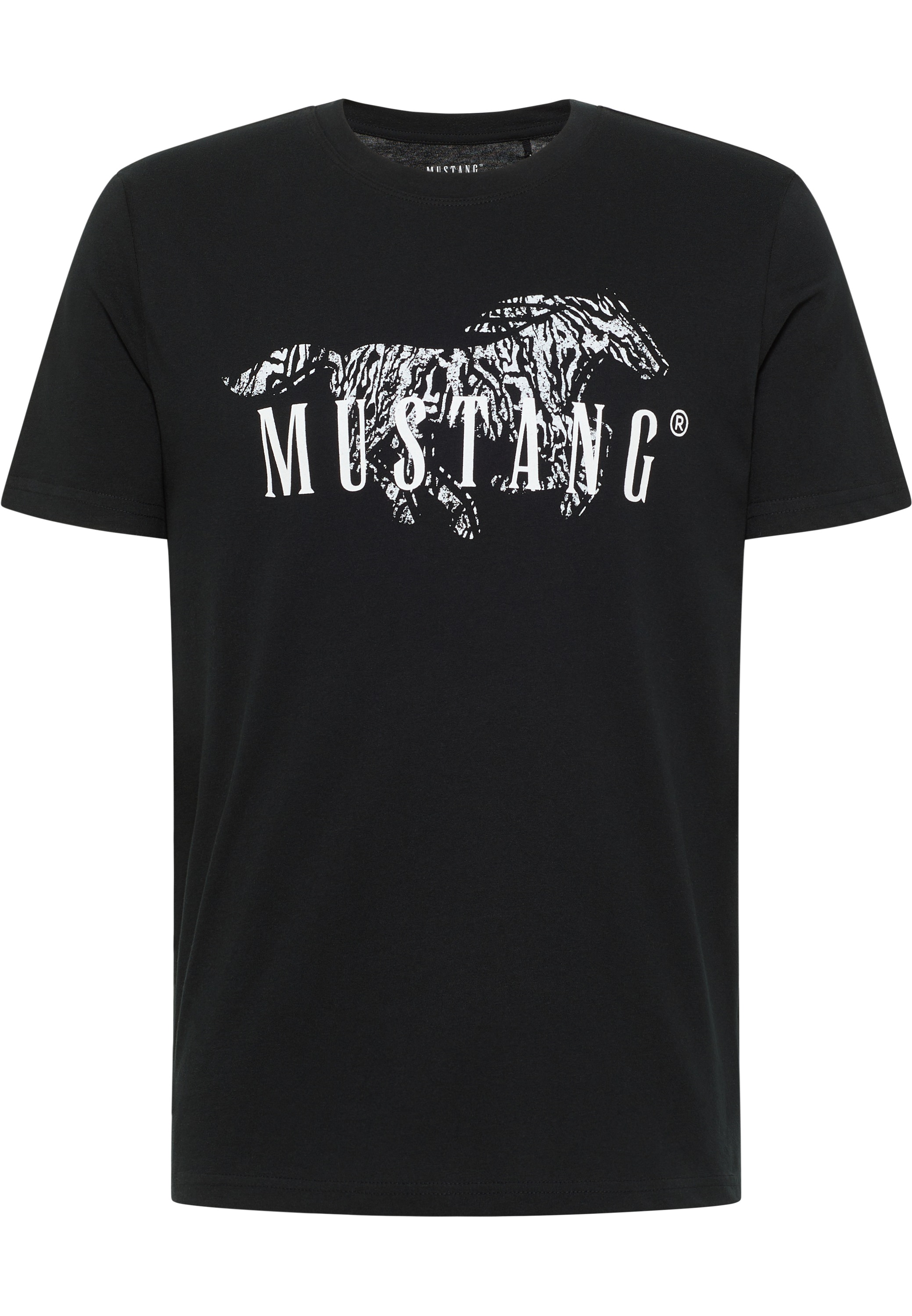 MUSTANG Kurzarmshirt T-Shirt ♕ bei Print-Shirt« »Mustang