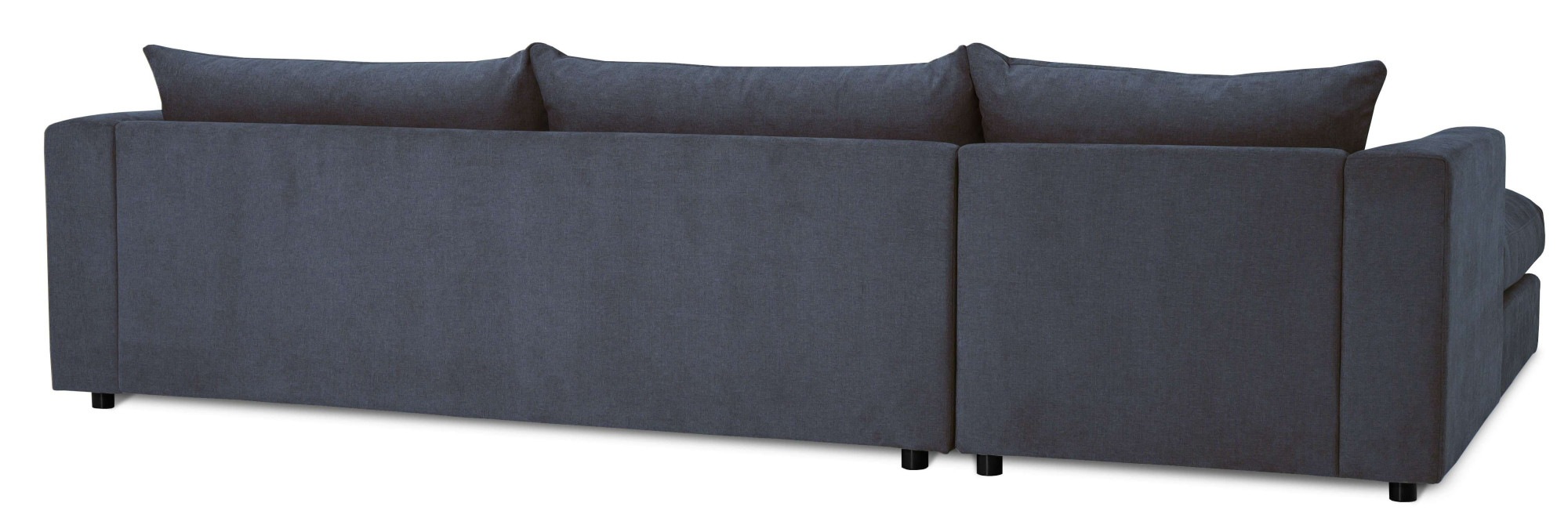 LeGer Home by Lena Gercke Ecksofa »Avelina«, (2 St.), Breite 297 cm, in Cord- und Chenille- Stoff, Rückenkissen mit Federn